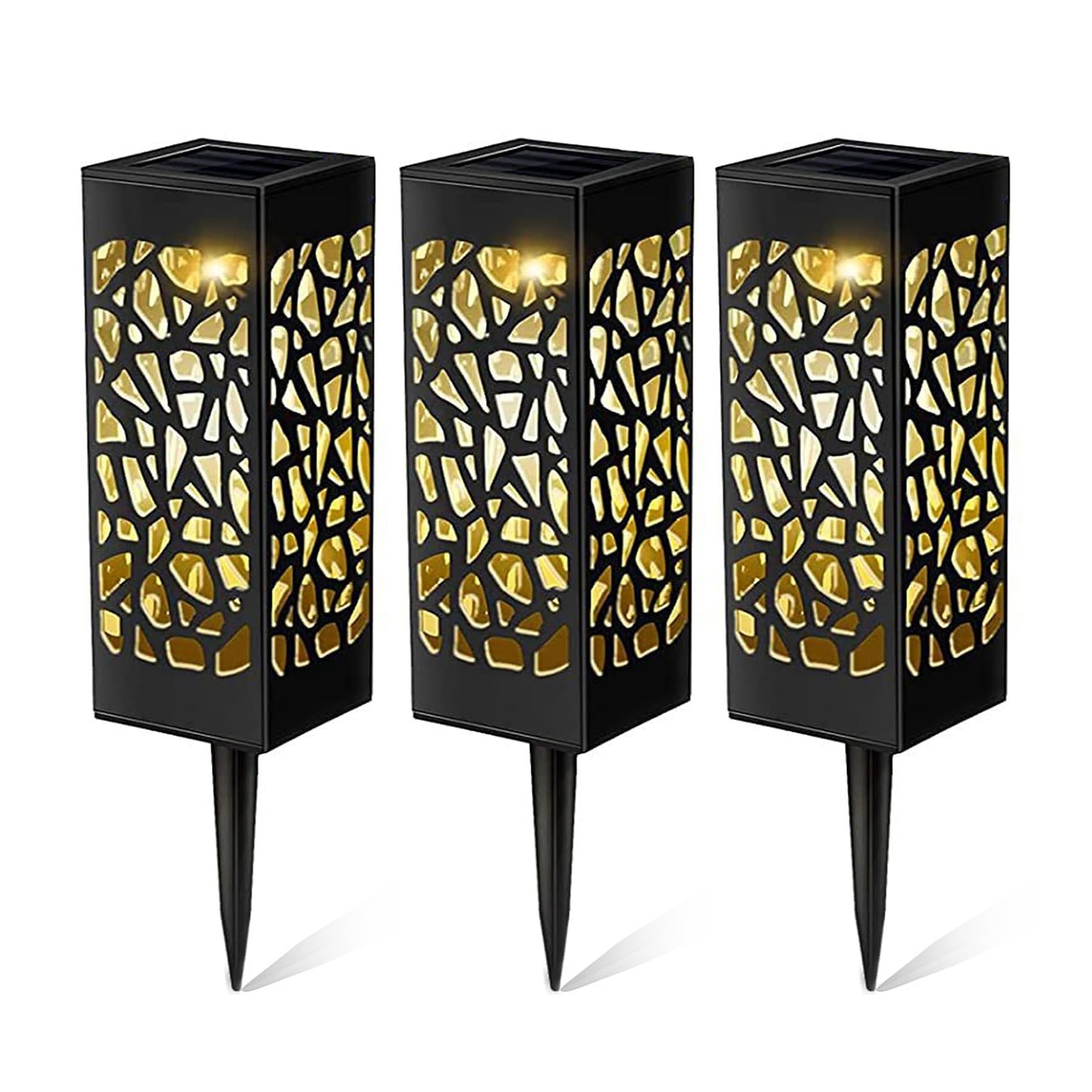 Solar Garden Pathway Stake Lights, Set of 3 – Warm White LED by GEEZY - The Magic Toy Shop