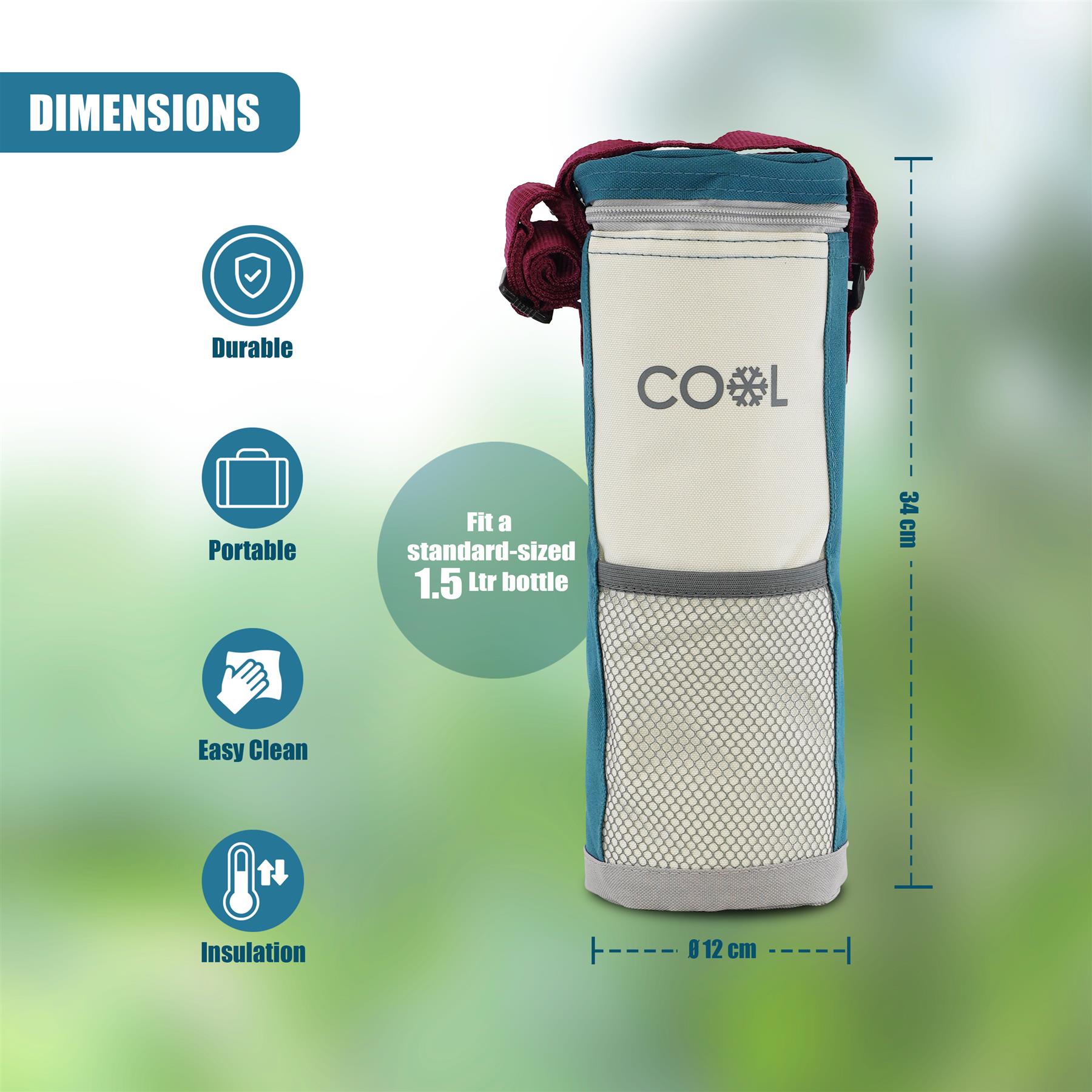 Bottle Insulated Cool Bag by GEEZY - The Magic Toy Shop