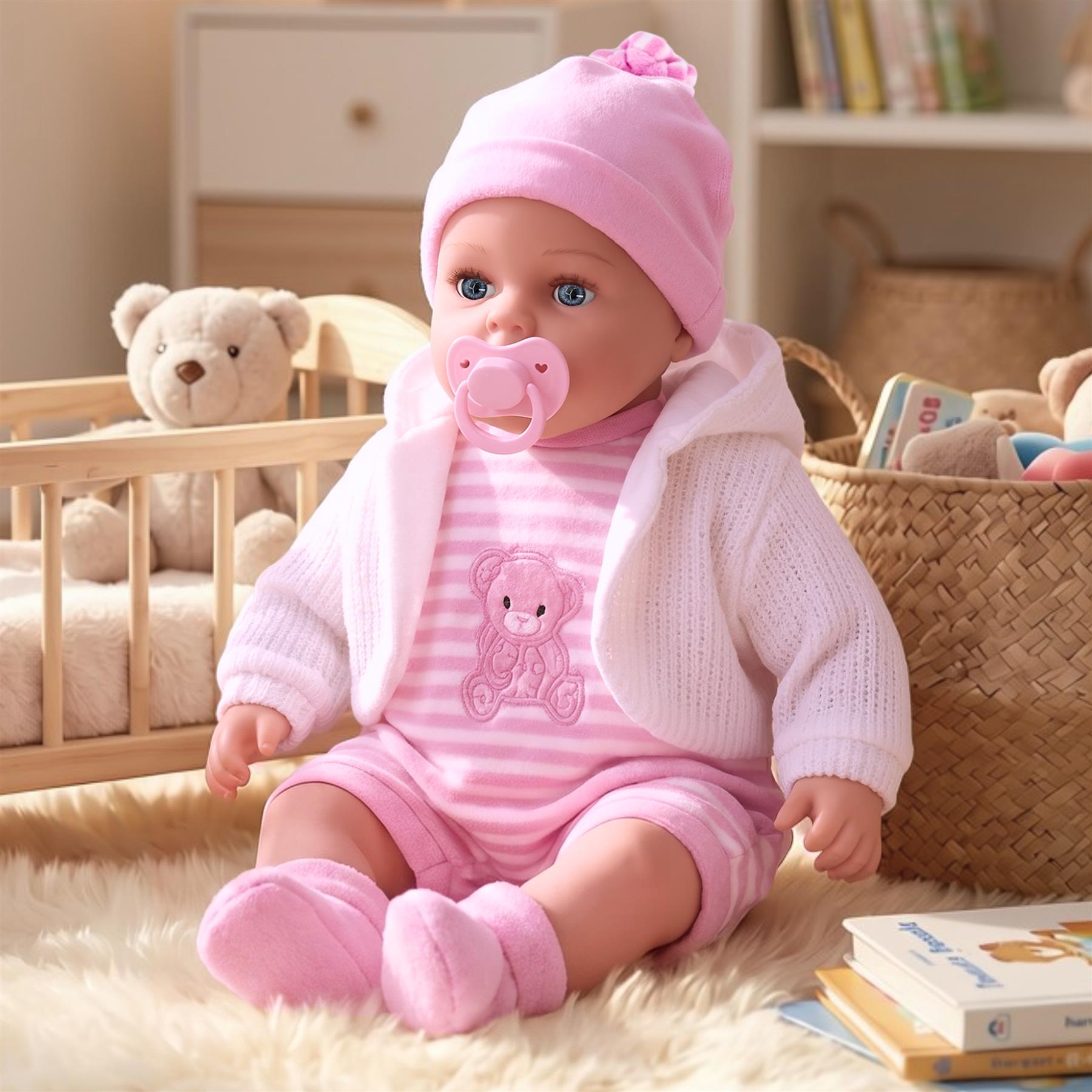 BiBi Baby Doll - Pink (45 cm / 18")