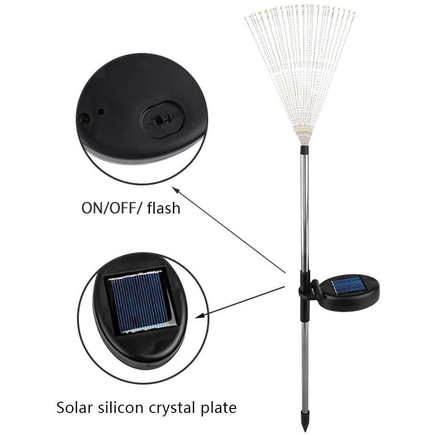 90 LED Starburst Solar Powered Stake Lights - Multicolour by GEEZY - The Magic Toy Shop