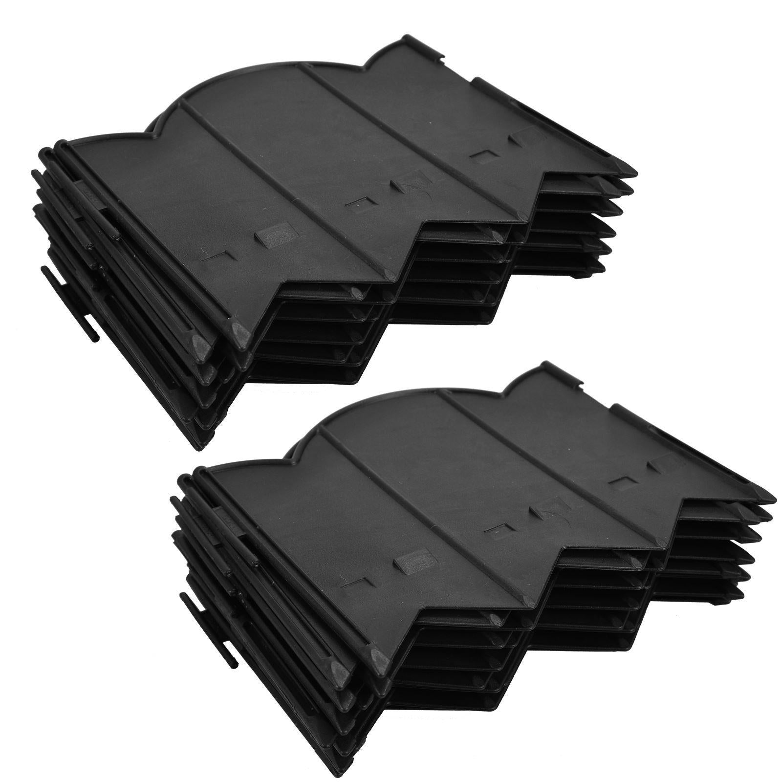 Lawn Edging Border Black Pack of 15 by GEEZY - The Magic Toy Shop