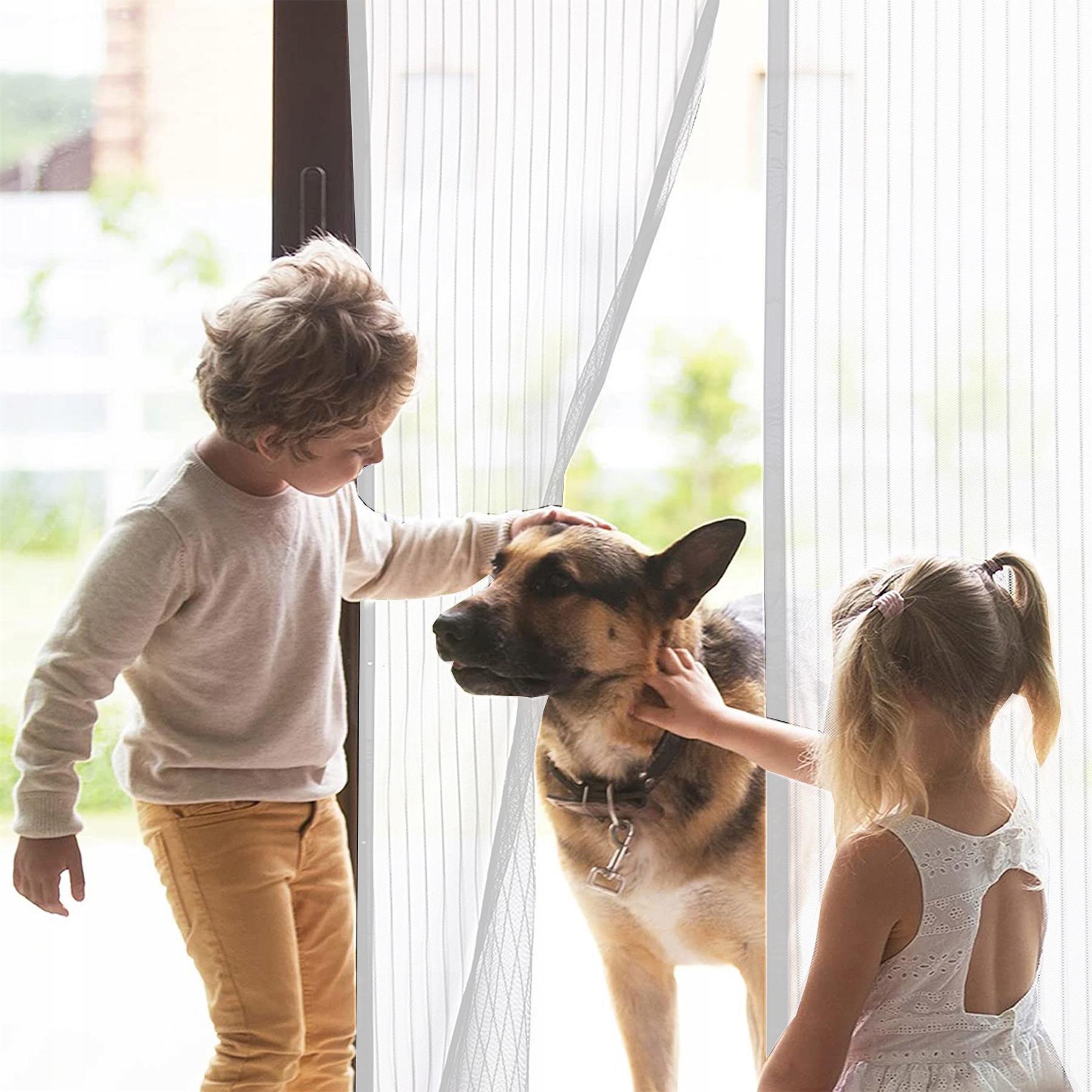 Magnetic Insect Door Screen White by GEEZY - The Magic Toy Shop