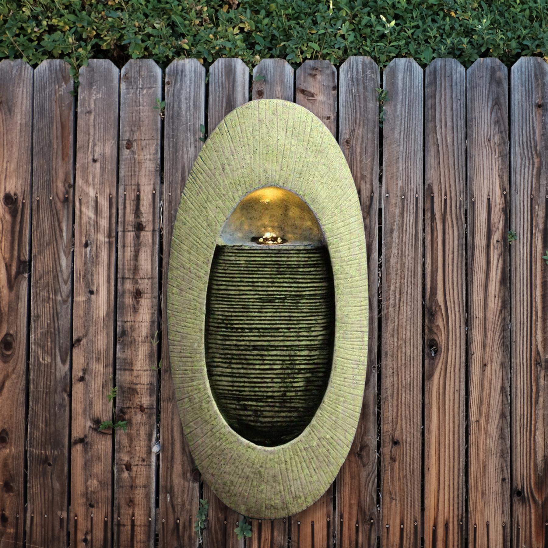 Wall Design Water Feature Outdoor With LED by GEEZY - The Magic Toy Shop