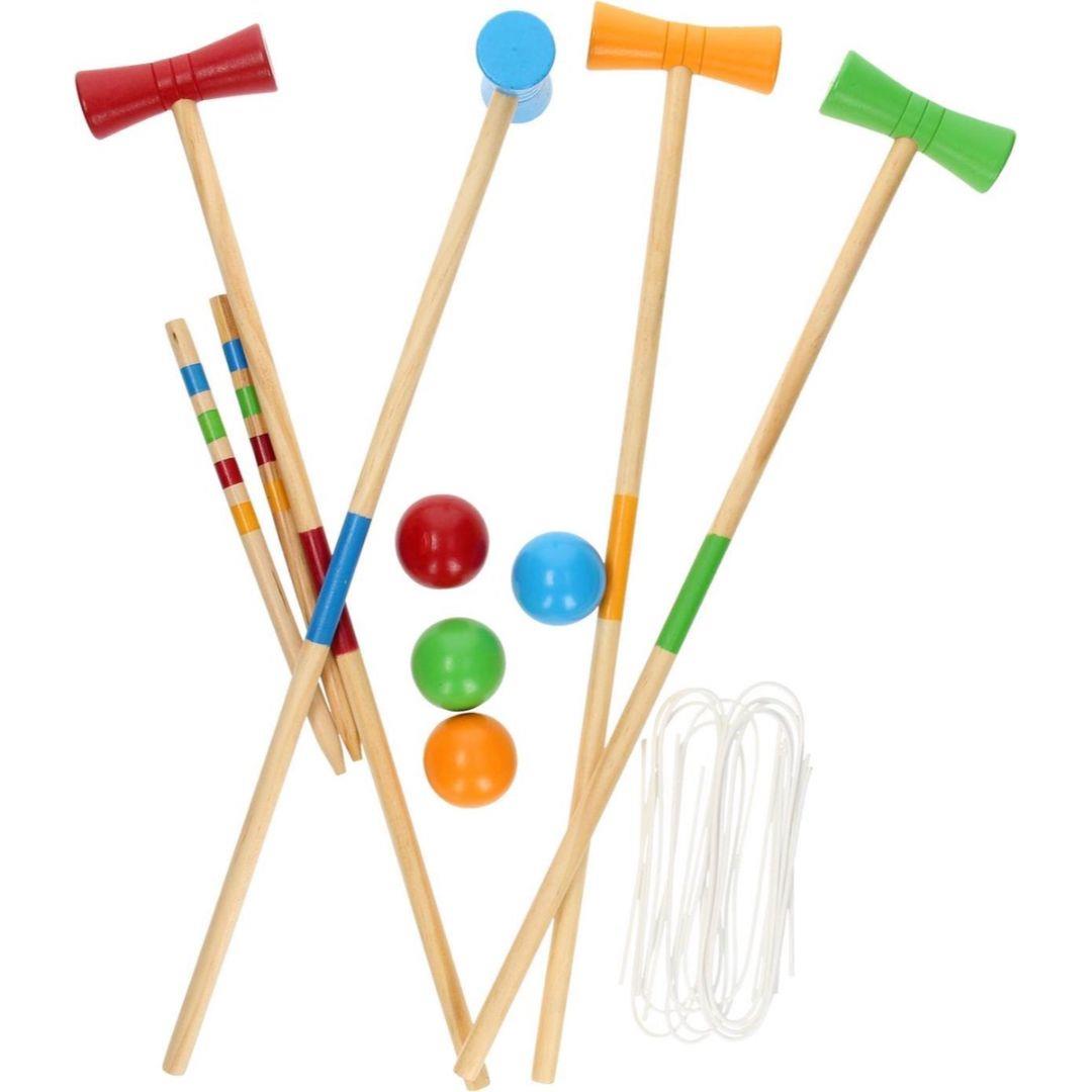 Kids 4 Player Wooden Croquet Set by The Magic Toy Shop - The Magic Toy Shop