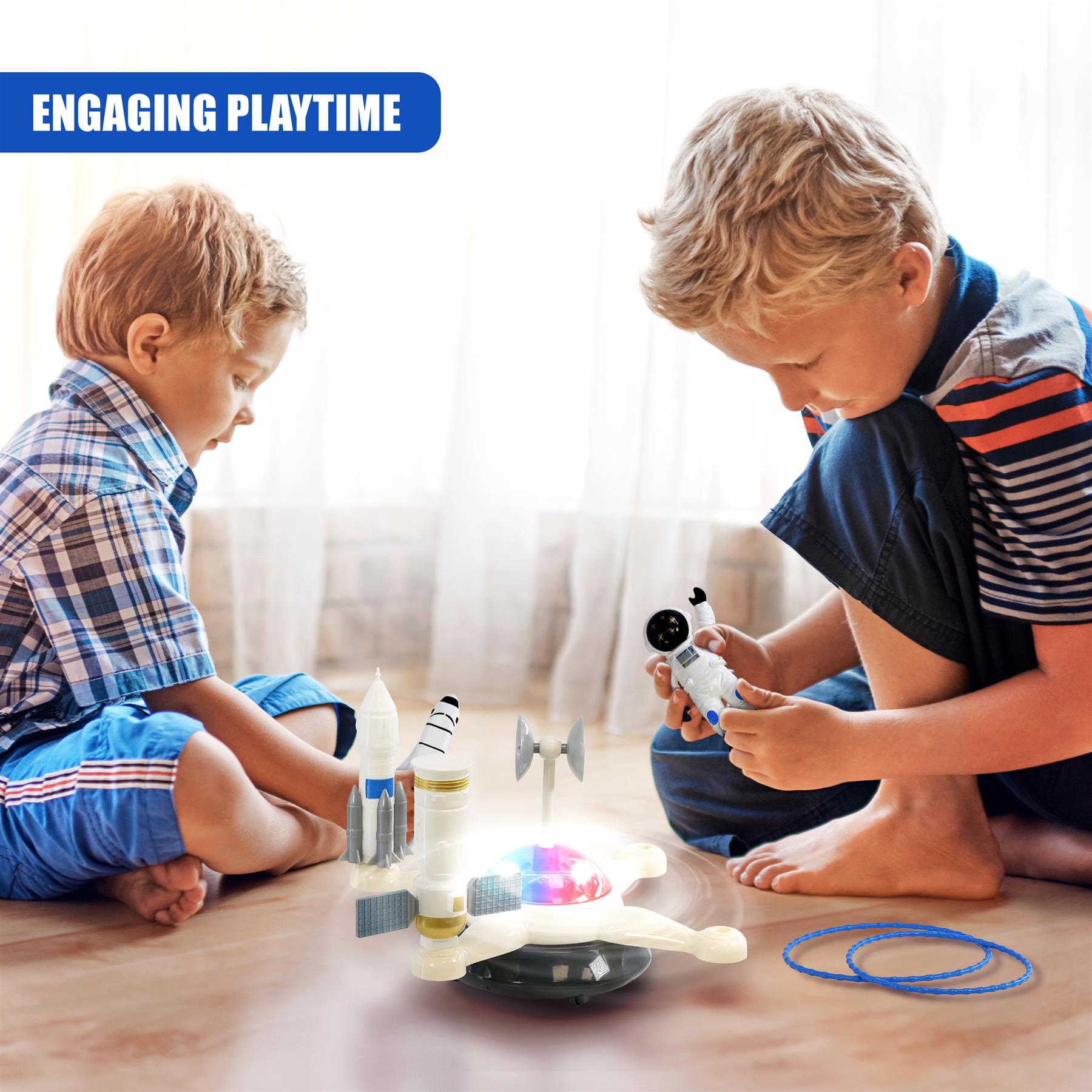 Rotating Light Up Space Toy by The Magic Toy Shop - The Magic Toy Shop