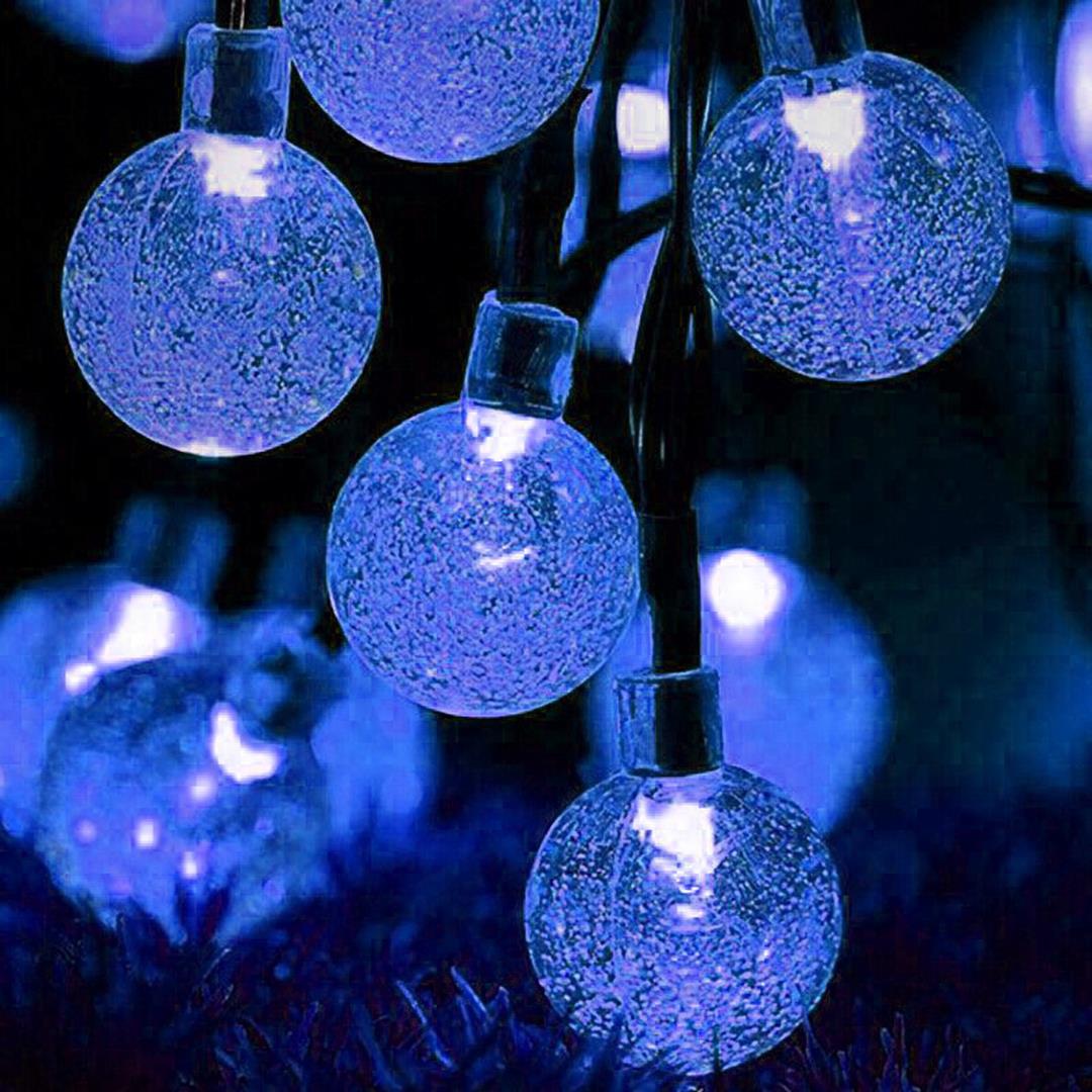 White & Blue Led String Lights In Crystal Balls Design by GEEZY - The Magic Toy Shop