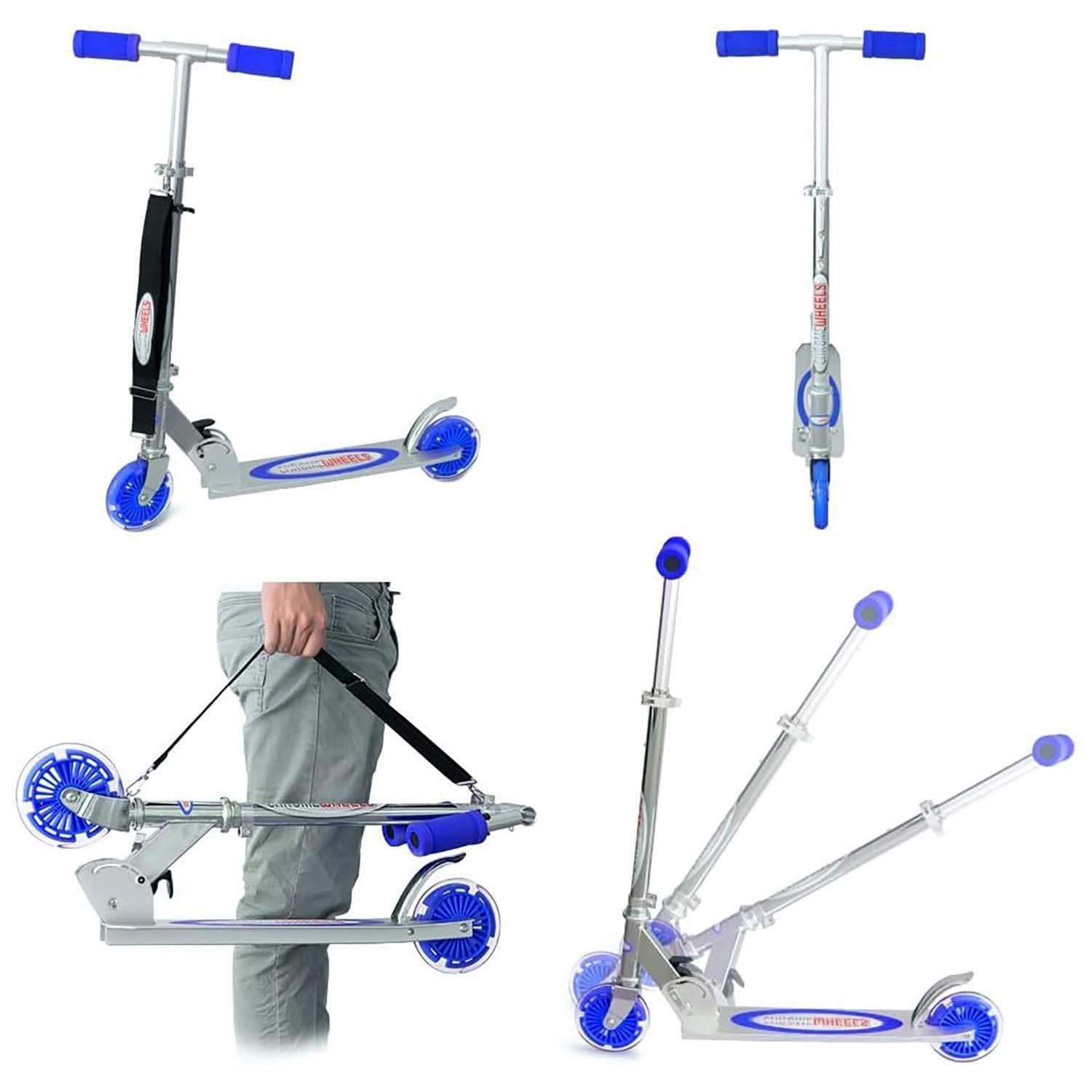 Foldable Kids Scooter Blue by The Magic Toy Shop - The Magic Toy Shop