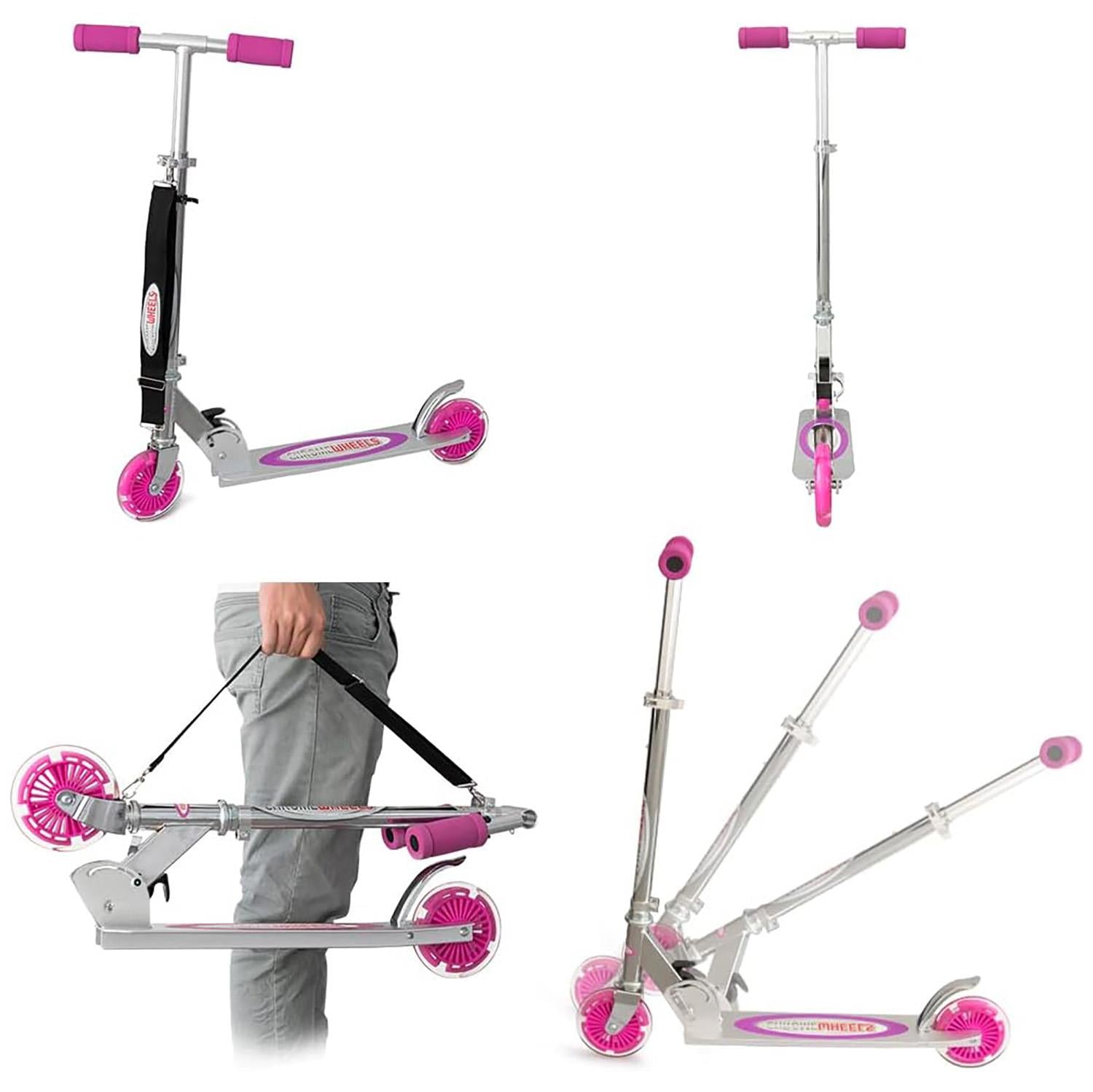 Foldable Kids Scooter Pink by The Magic Toy Shop - The Magic Toy Shop