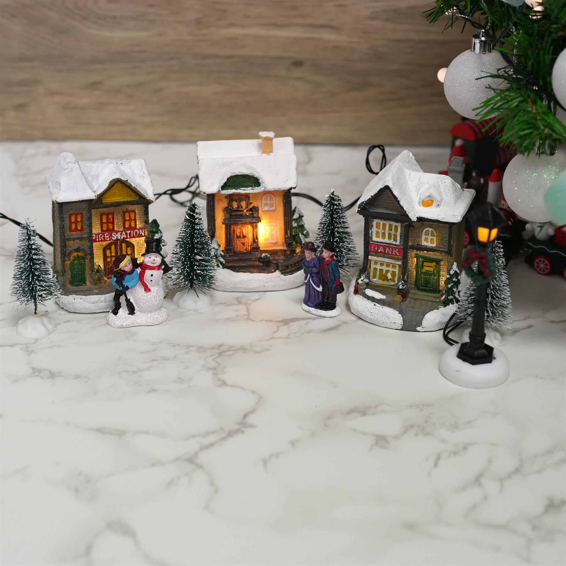 10pc Christmas Village Set by The Magic Toy Shop - The Magic Toy Shop