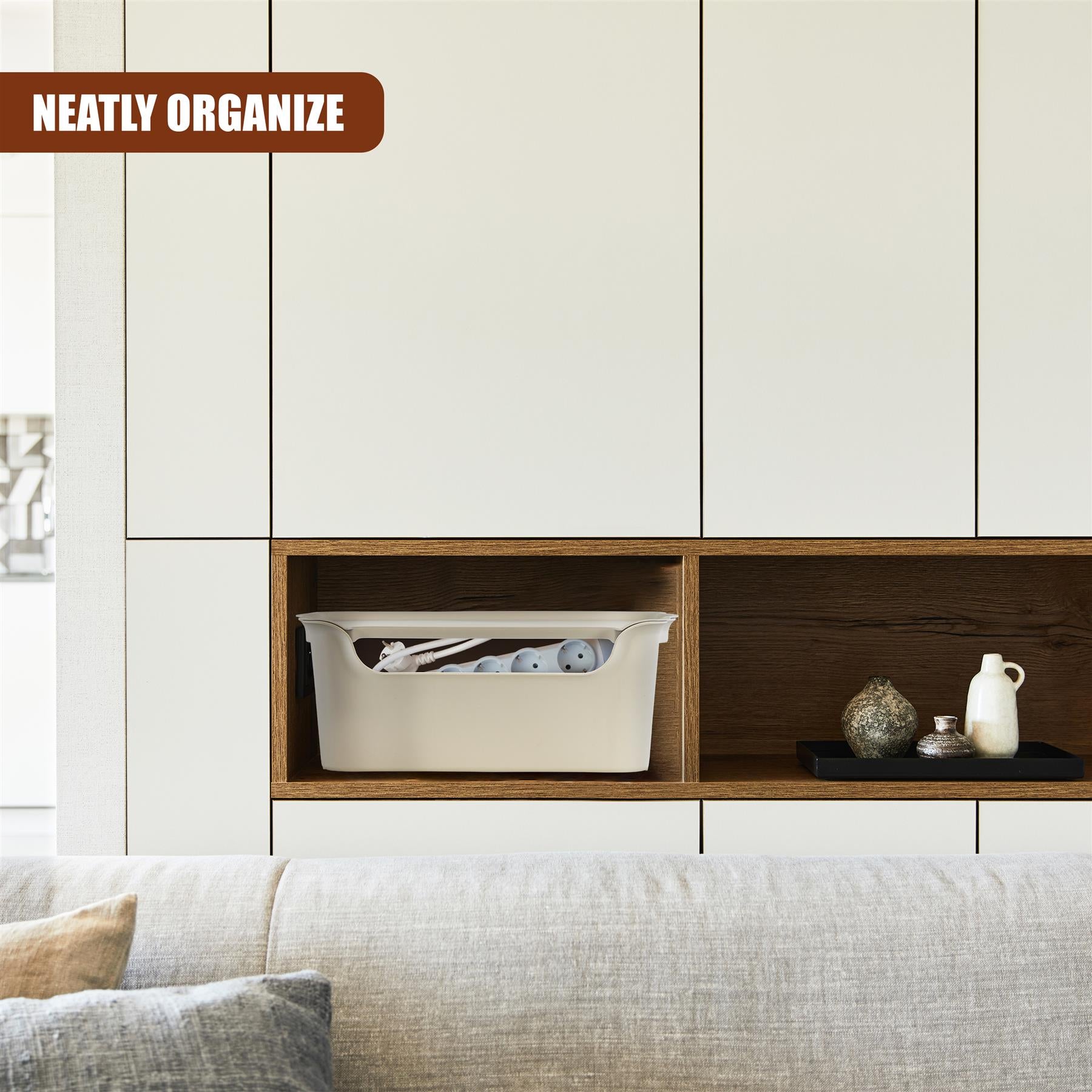 Storage Boxes with Lids Set of 4 by GEEZY - The Magic Toy Shop