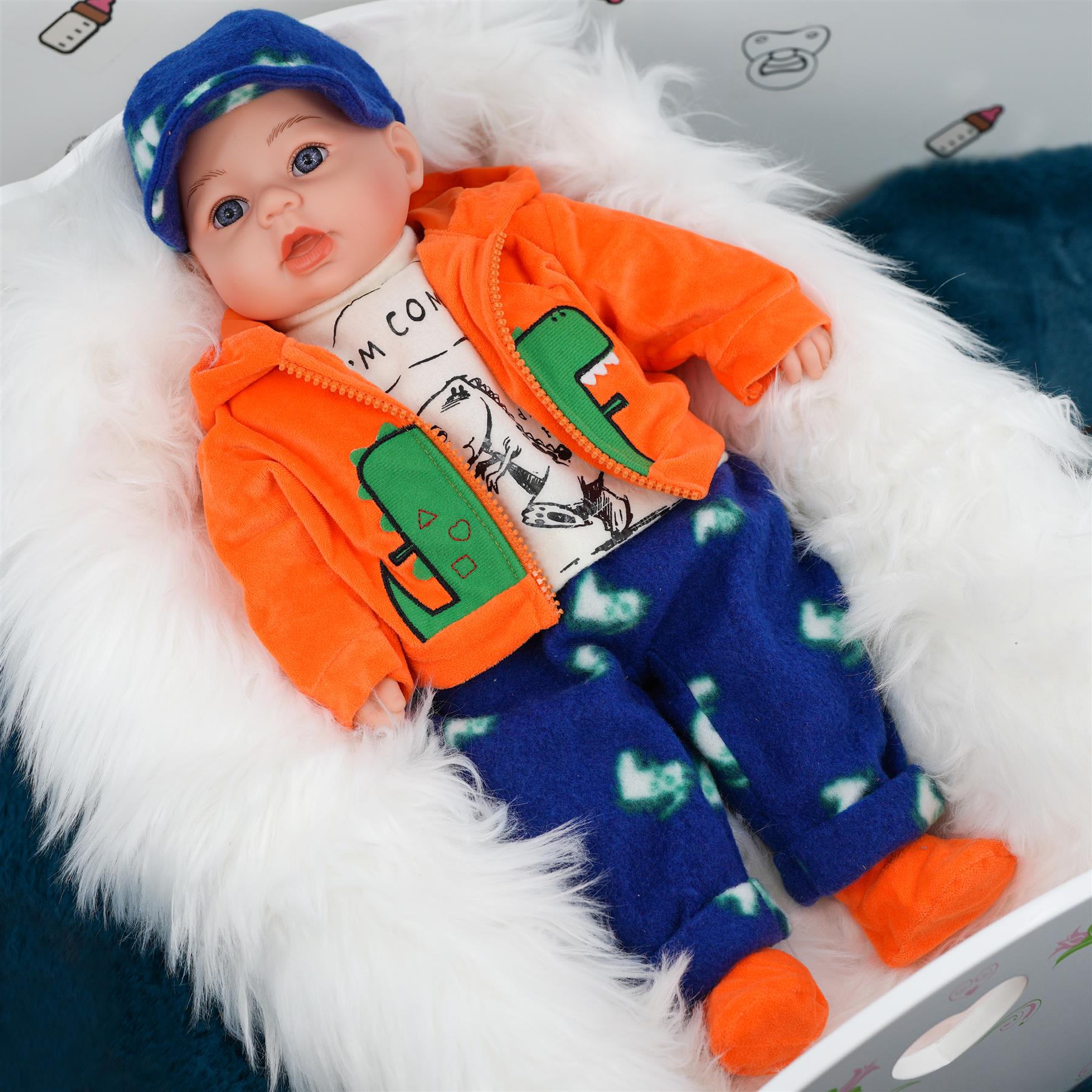 BiBi Baby Doll "#3 Dinoboy" (45 cm / 18") by BiBi Doll - The Magic Toy Shop