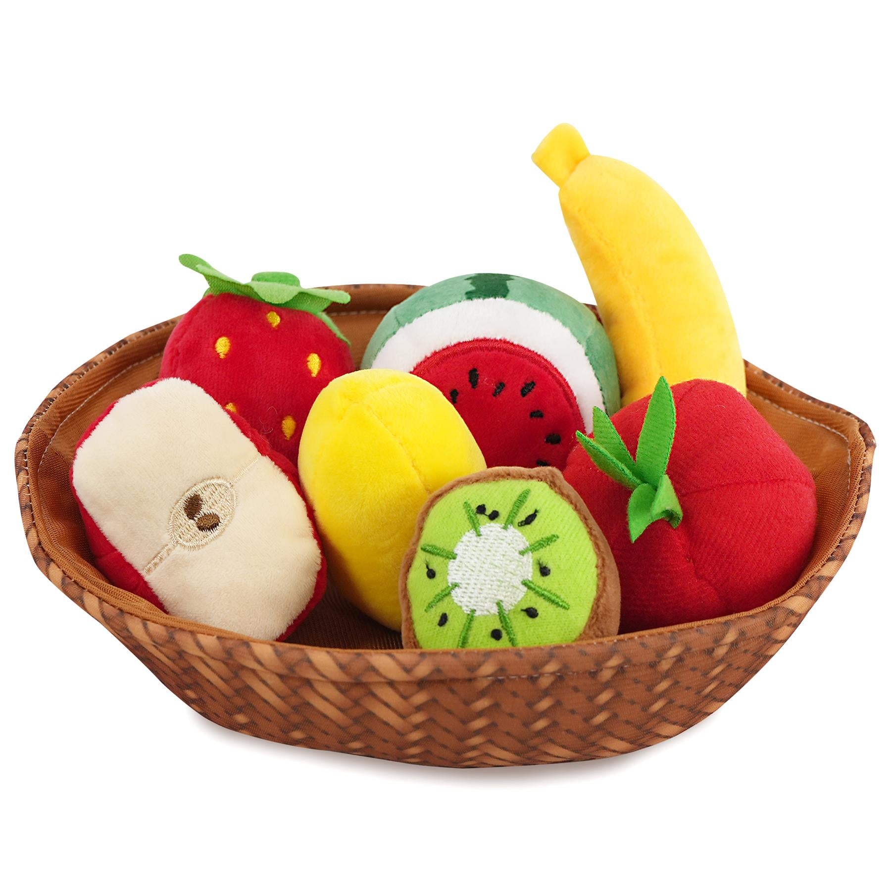 Fabric Fruit Basket Toy Set by The Magic Toy Shop - The Magic Toy Shop