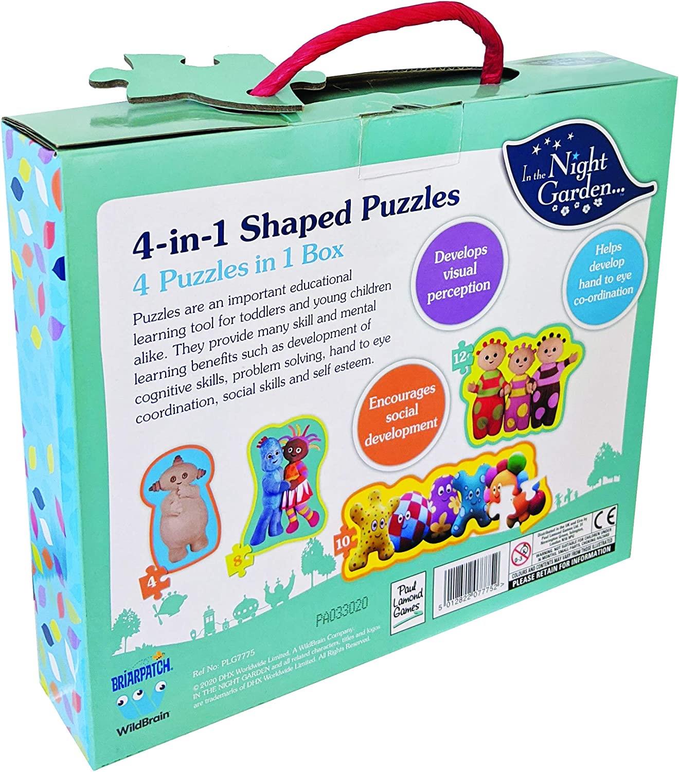 In the Night Garden 4in1 Puzzle Set 7775 by University Games - The Magic Toy Shop