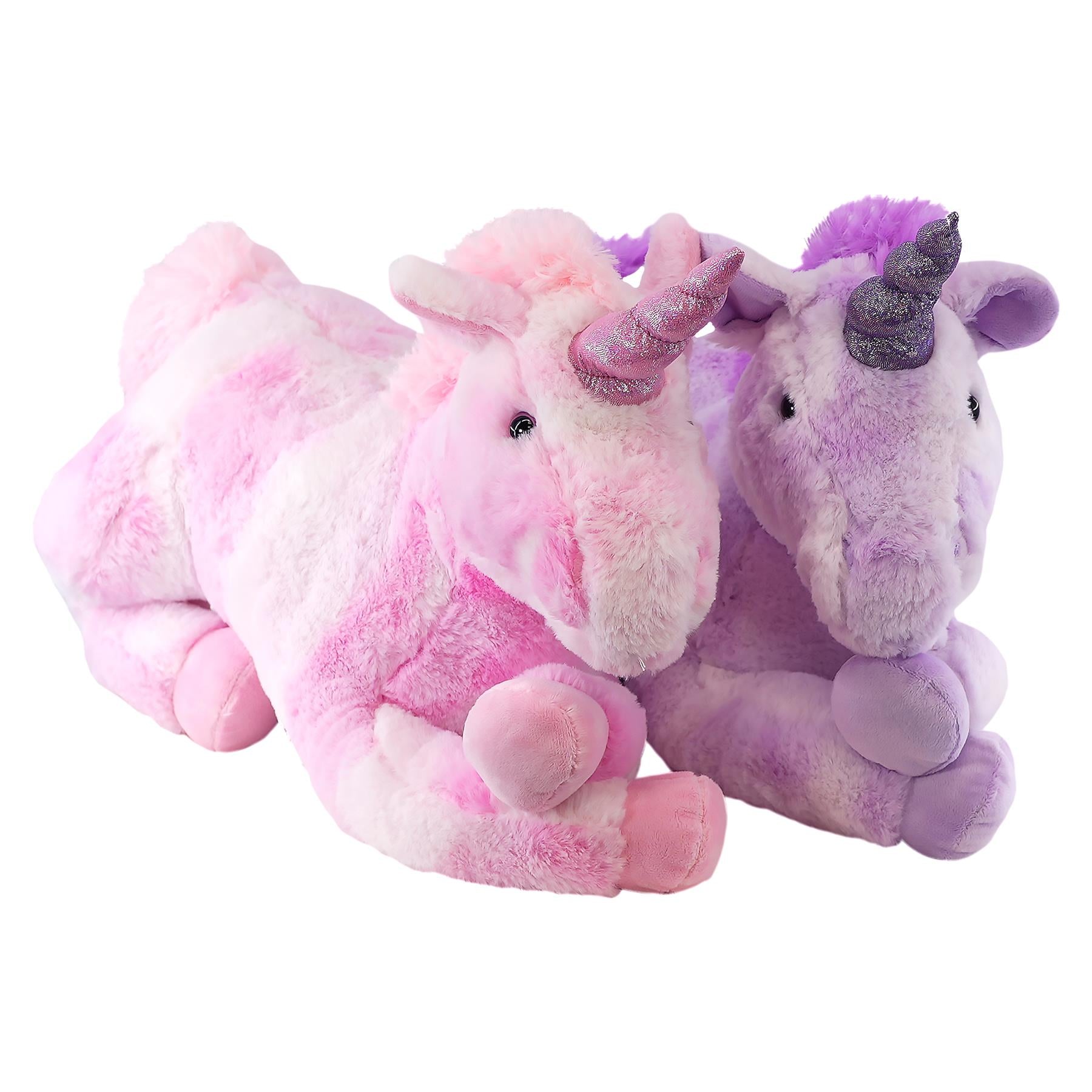 21" Lying Soft Stuffed Unicorn by The Magic Toy Shop - The Magic Toy Shop