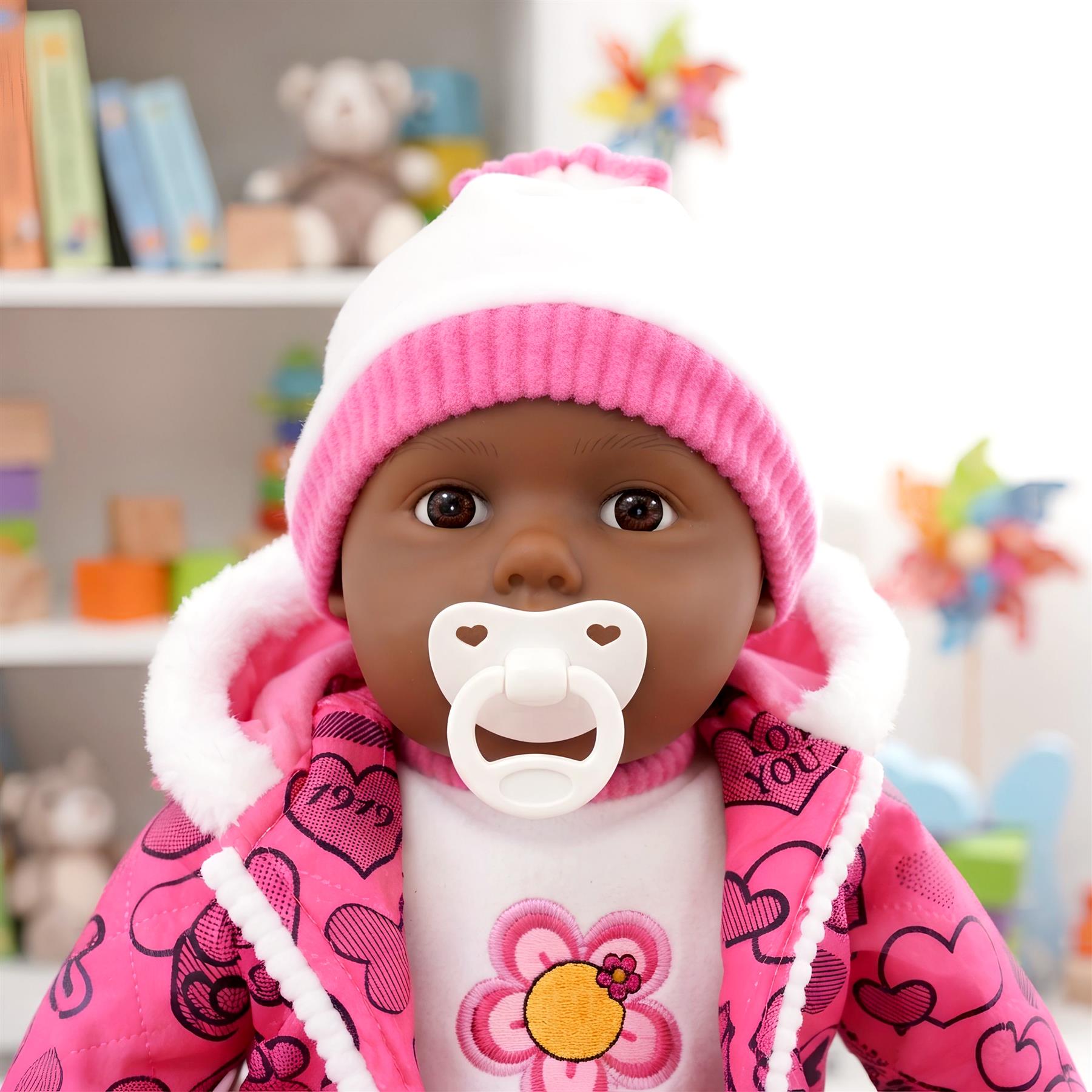 BiBi Black Baby Doll "Sparkle" (50 cm / 20")
