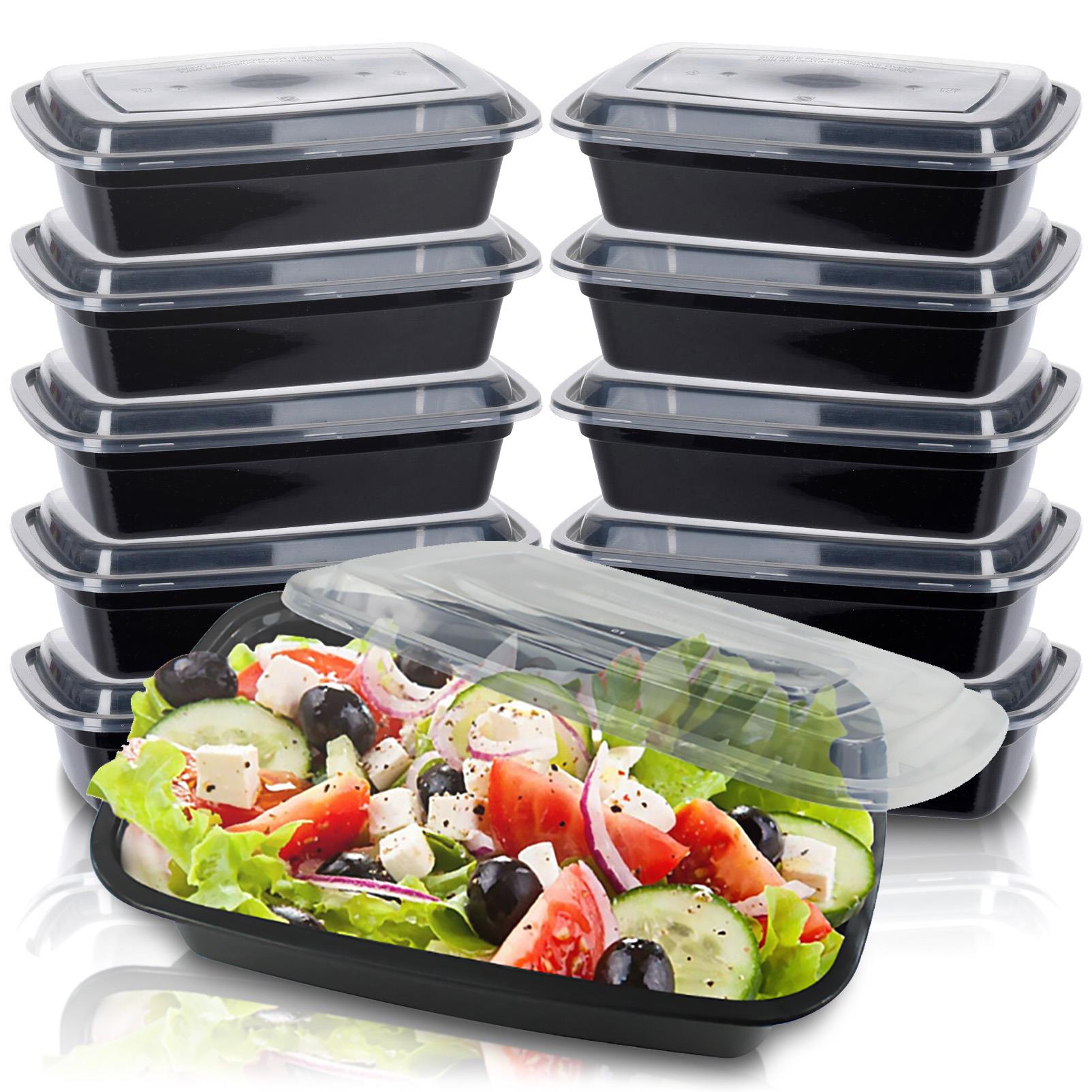 Set of 10 Meal Prep Food Storage with 1 Compartment by Geezy - The Magic Toy Shop