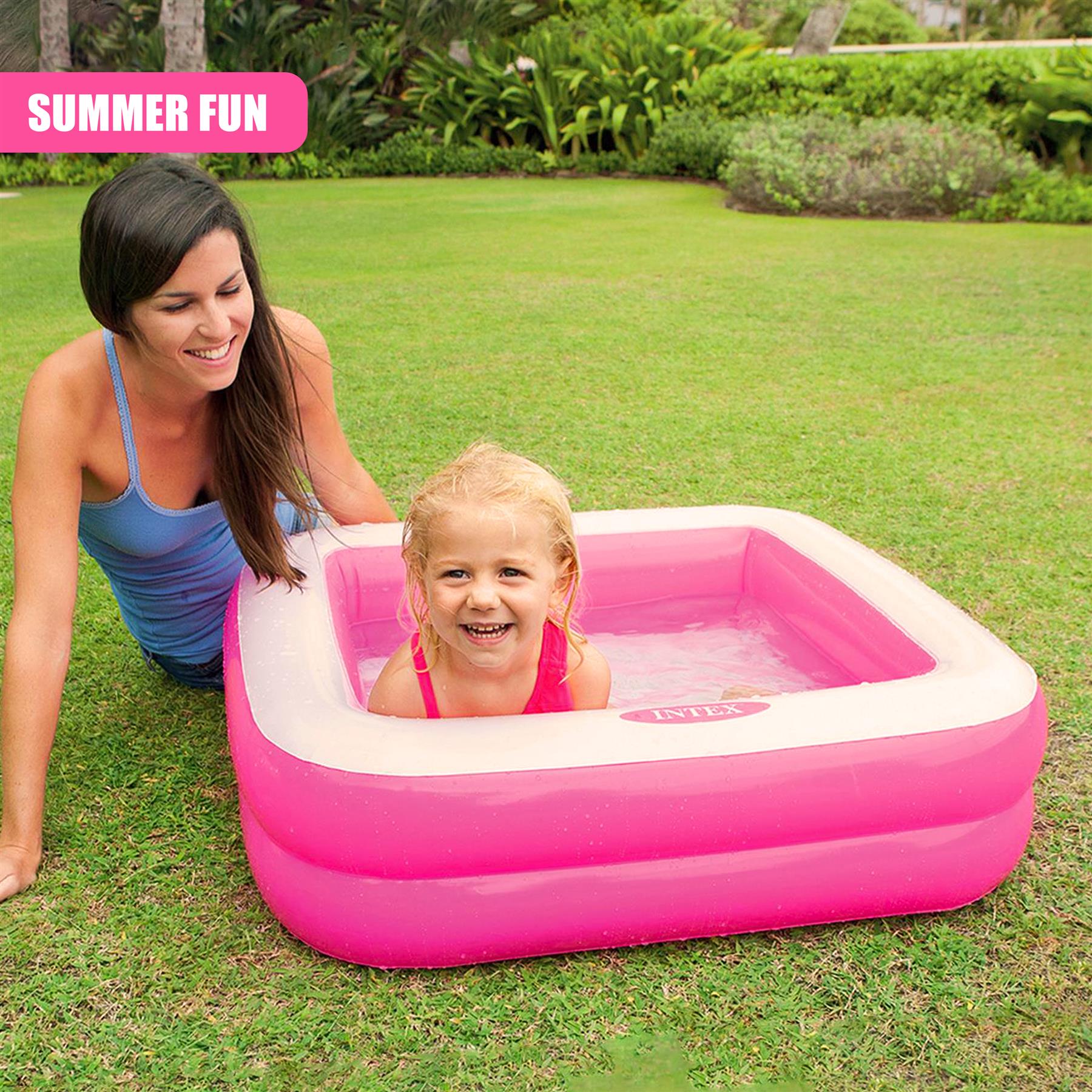 Intex Inflatable Square Paddling Pool by Intex - The Magic Toy Shop