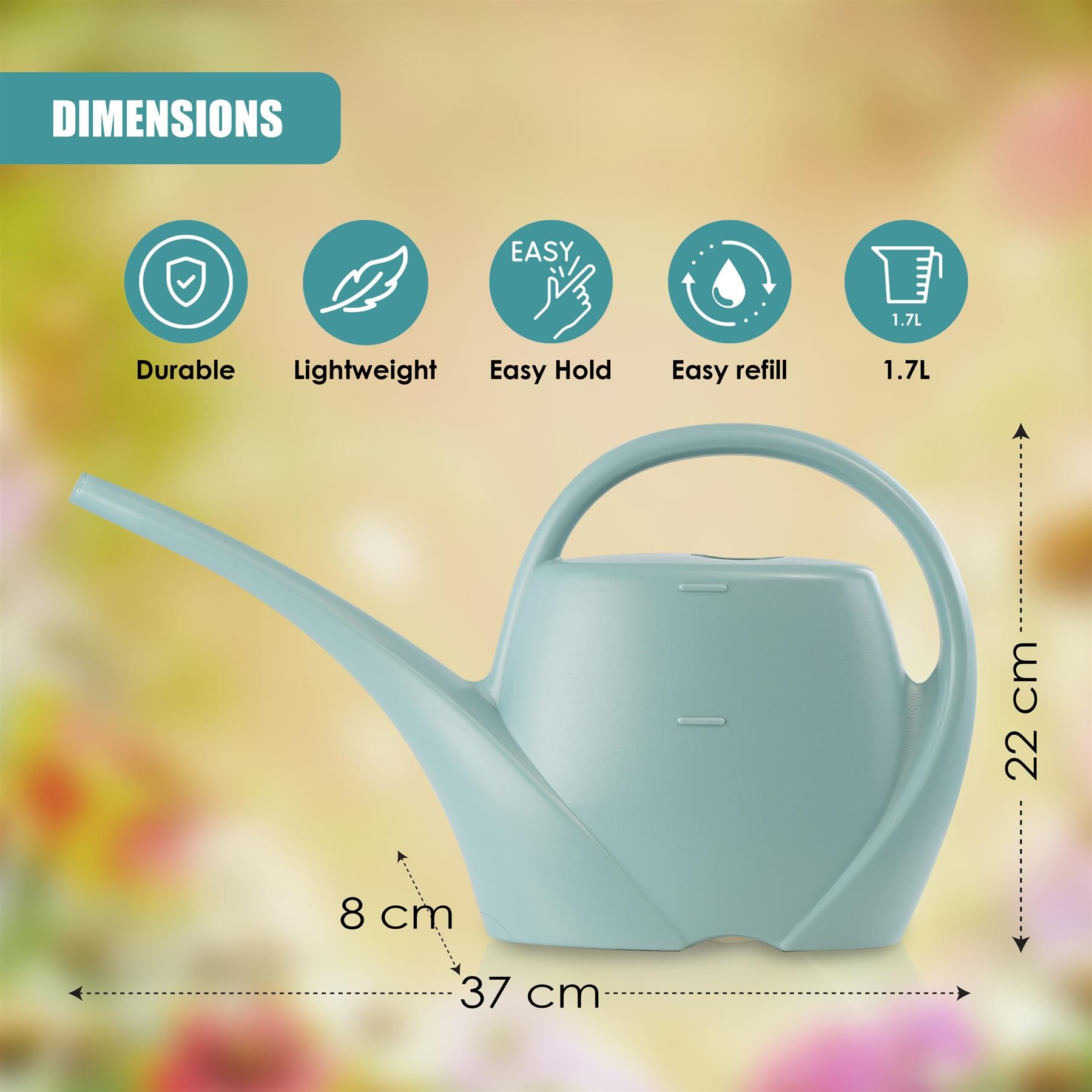 Watering Can 1.7L by GEEZY - The Magic Toy Shop
