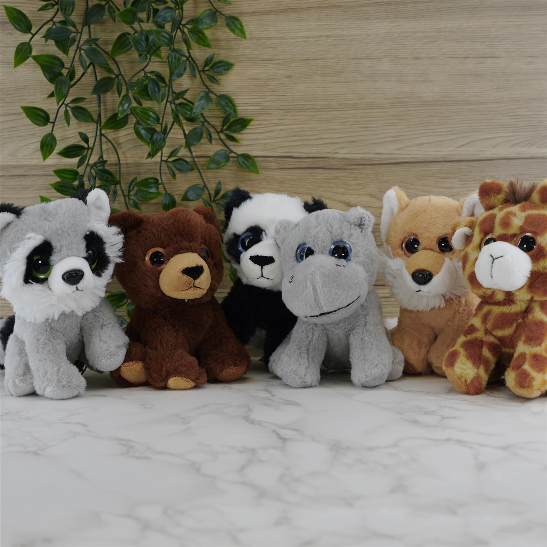 Set of 6 Soft Plush Animals Toys by The Magic Toy Shop - The Magic Toy Shop