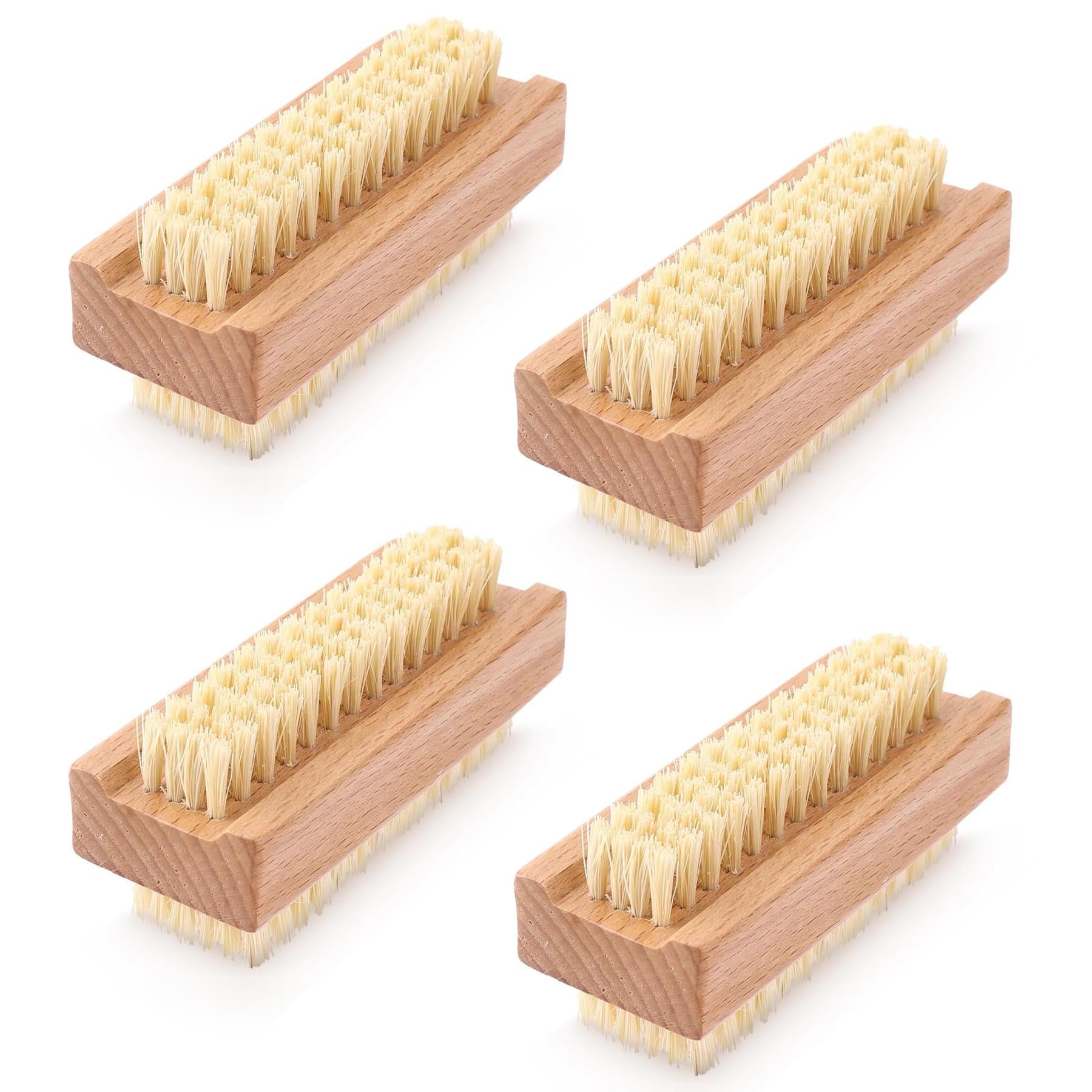 Double Sided Wooden Nail Scrubbing Brushes by GEEZY - The Magic Toy Shop