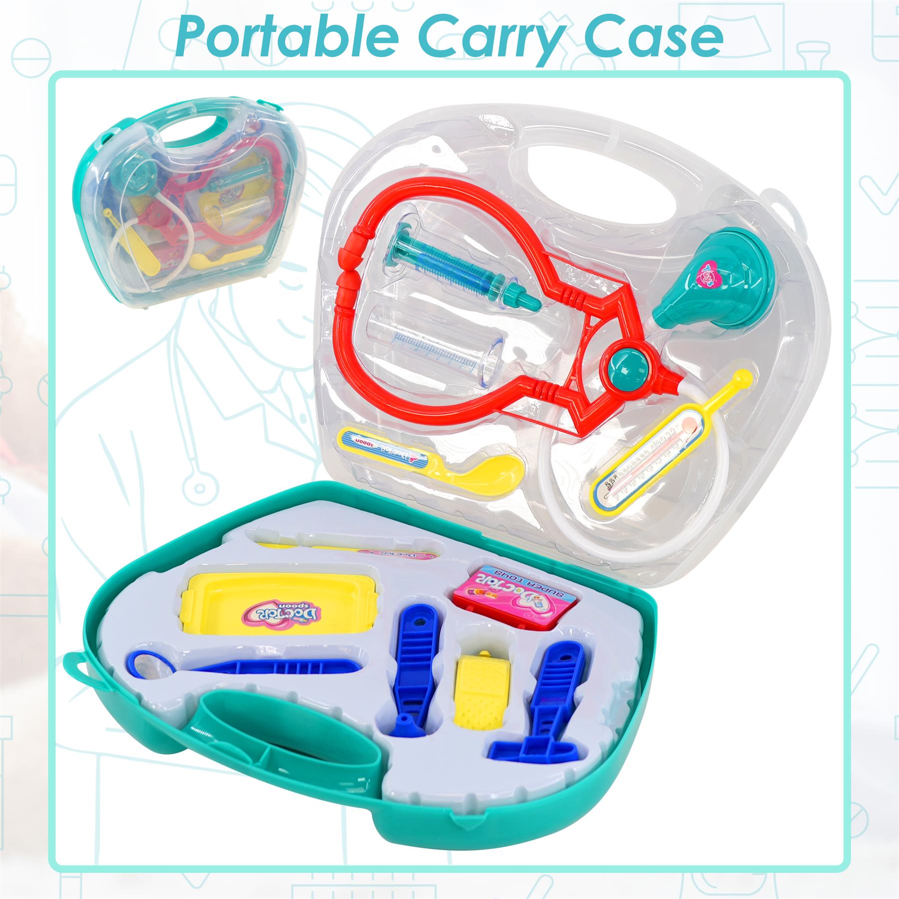 Kids Doctors Set with Carry Case by The Magic Toy Shop - The Magic Toy Shop