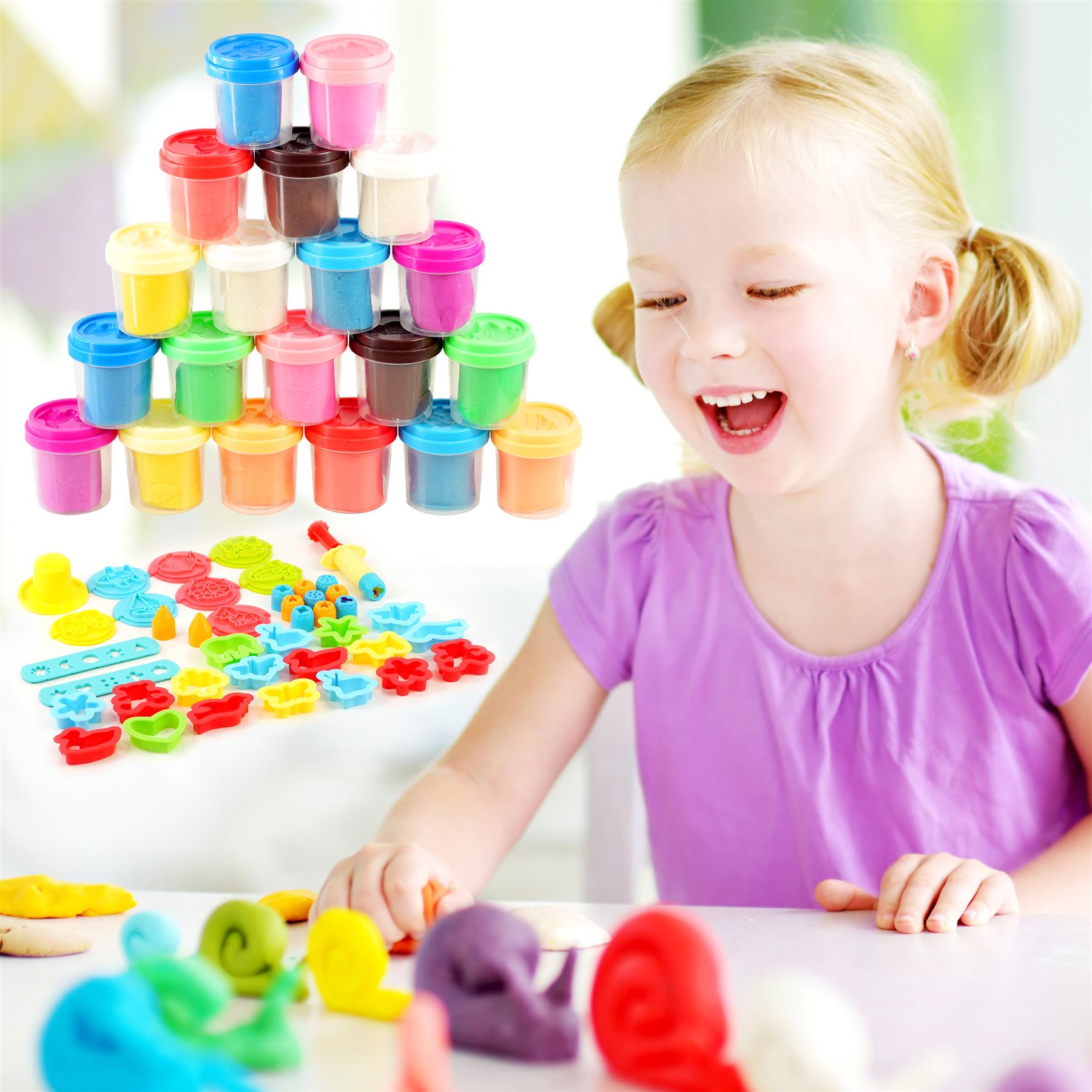 Kids 62 Pieces Dough Kit by The Magic Toy Shop - The Magic Toy Shop