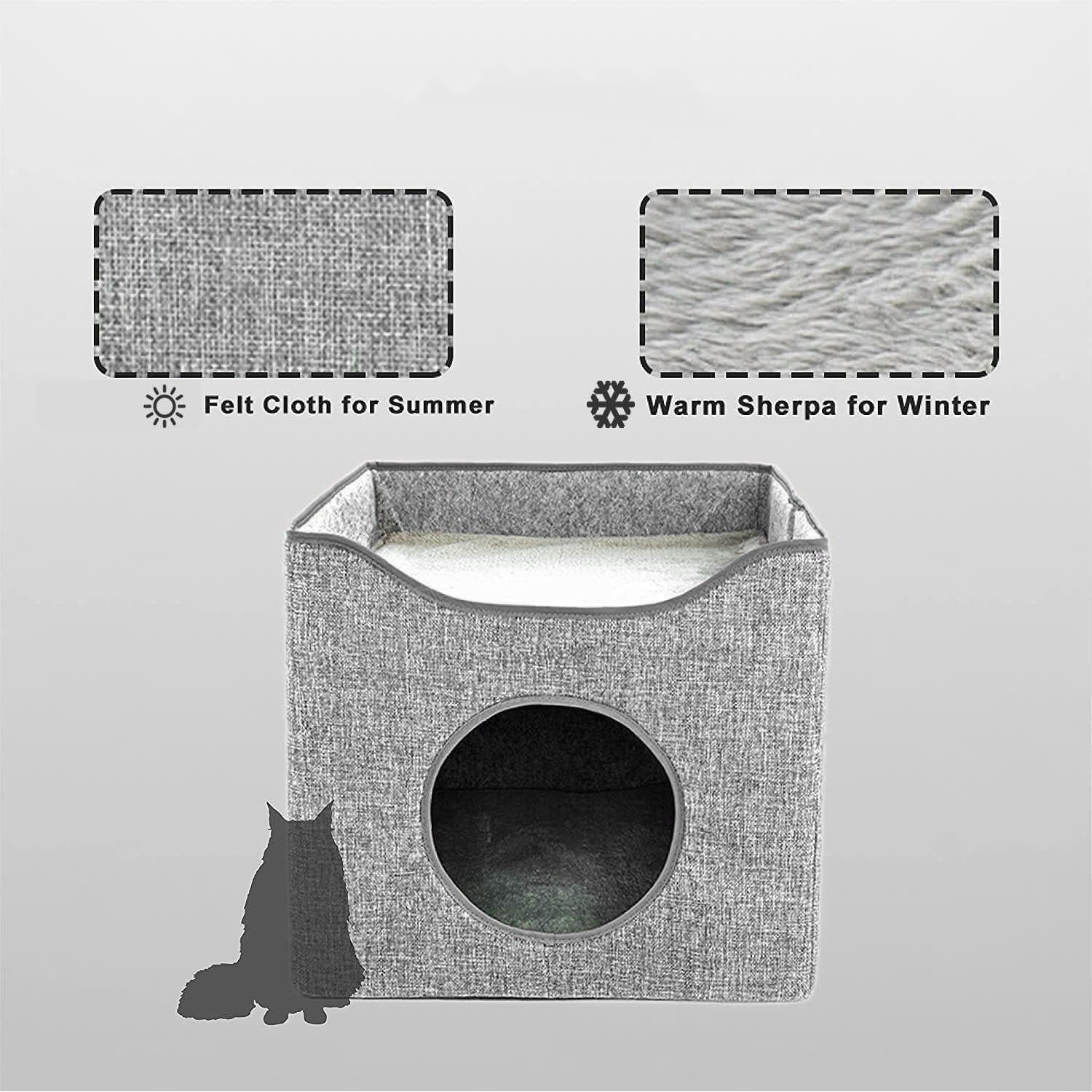 Foldable Cosy Cat Houses by GEEZY - The Magic Toy Shop