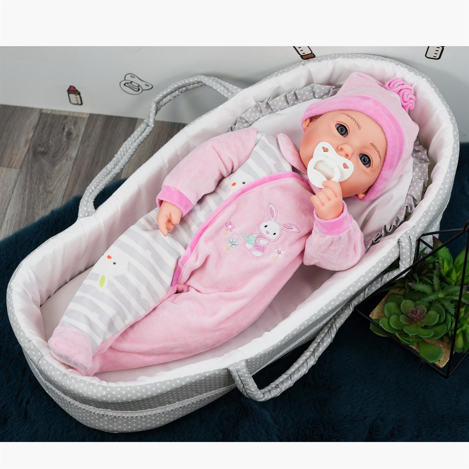 BiBi Outfits - Set of Two Doll Clothes (Pink Elephant & Pink) (50 cm / 20") by BiBi Doll - The Magic Toy Shop