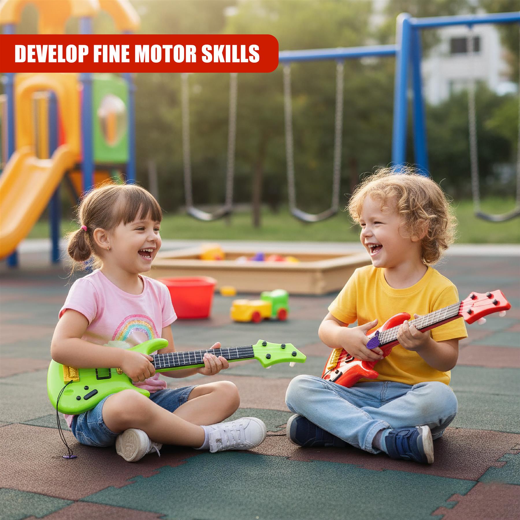 19 Inches Kids Plastic Acoustic Guitar