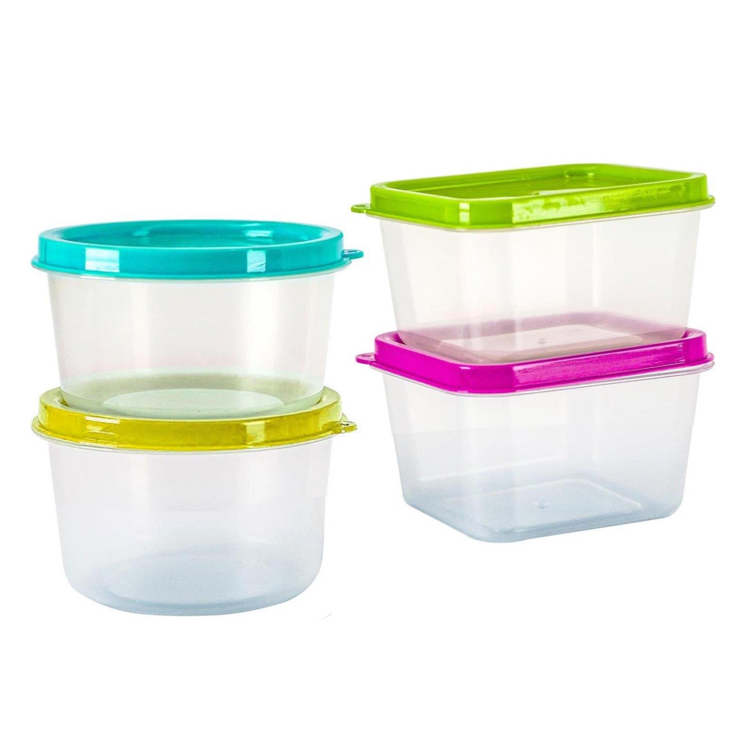 Set of 4 Mini Food Storage Containers with Lids by GEEZY - The Magic Toy Shop