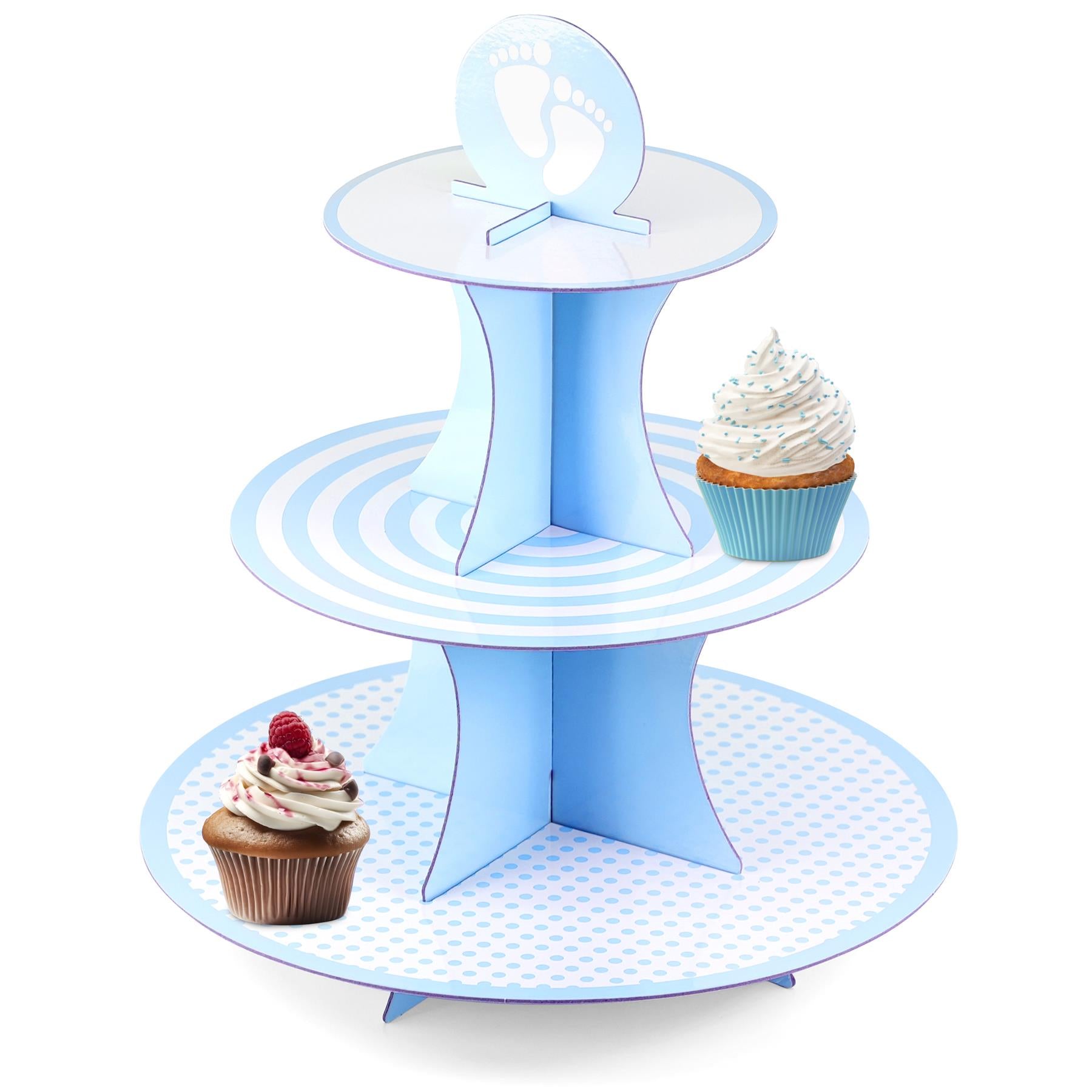3 Tier Cardboard Cupcake Stand by GEEZY - The Magic Toy Shop