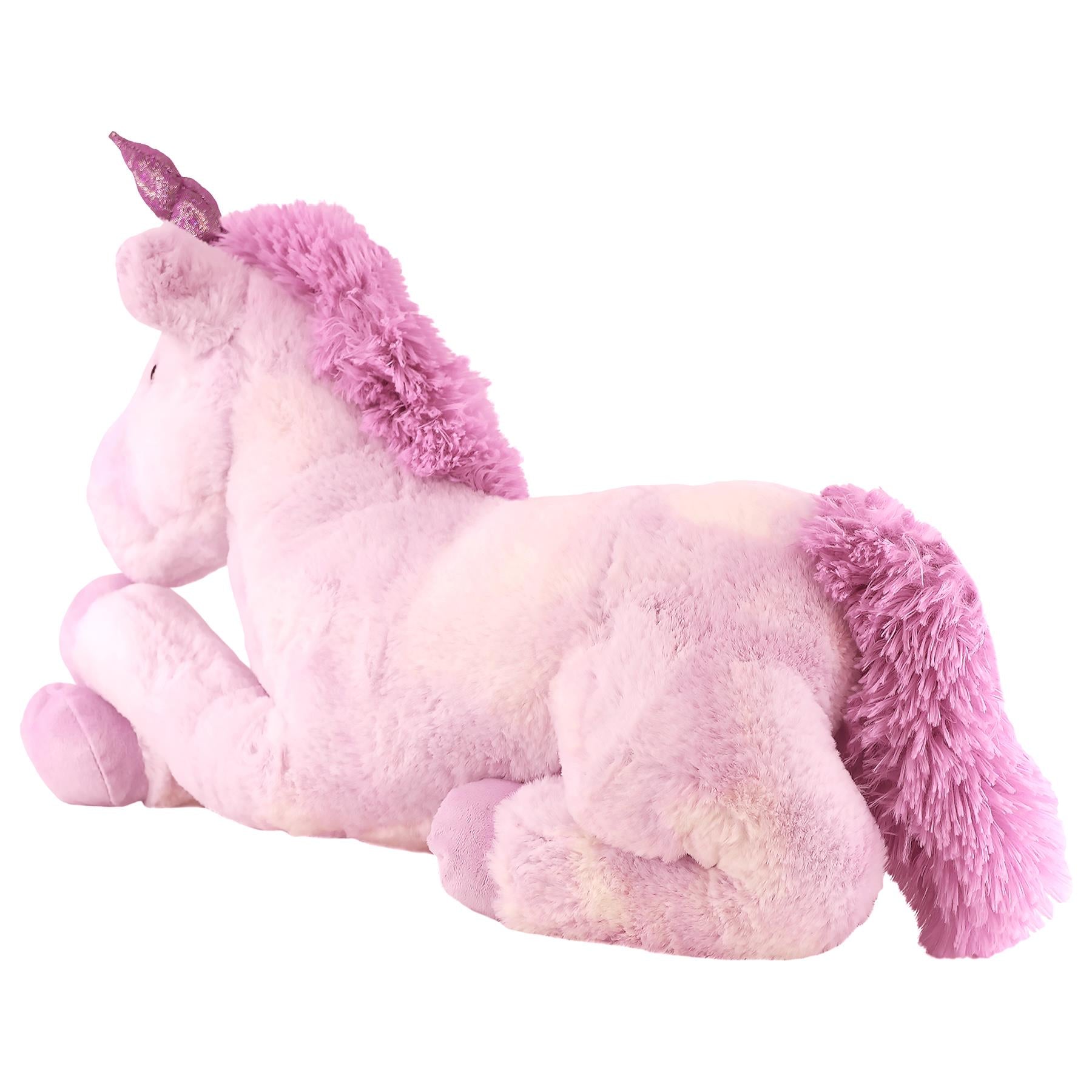 21" Lying Soft Stuffed Unicorn by The Magic Toy Shop - The Magic Toy Shop