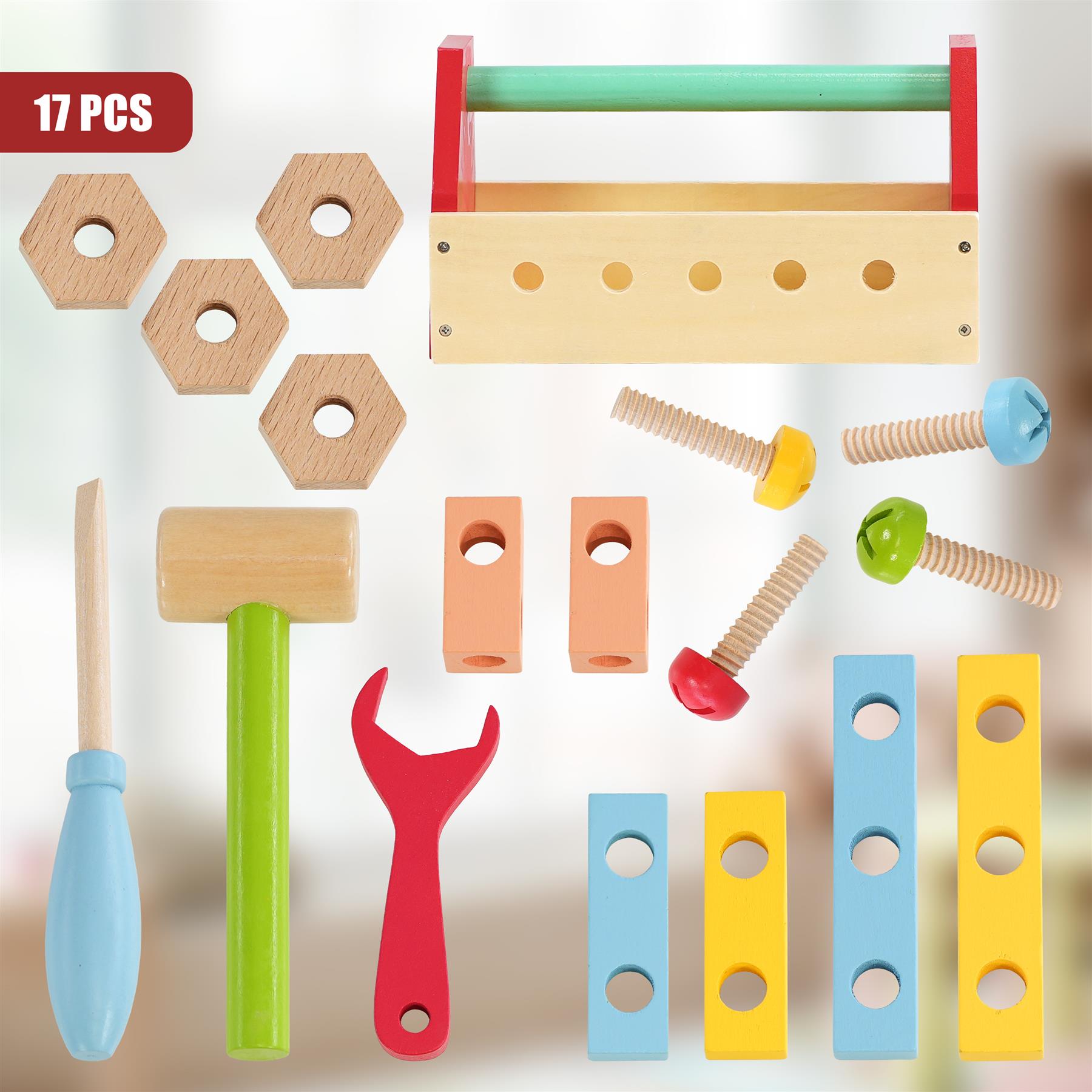 Kids Tool Set 17Pcs by The Magic Toy Shop - The Magic Toy Shop