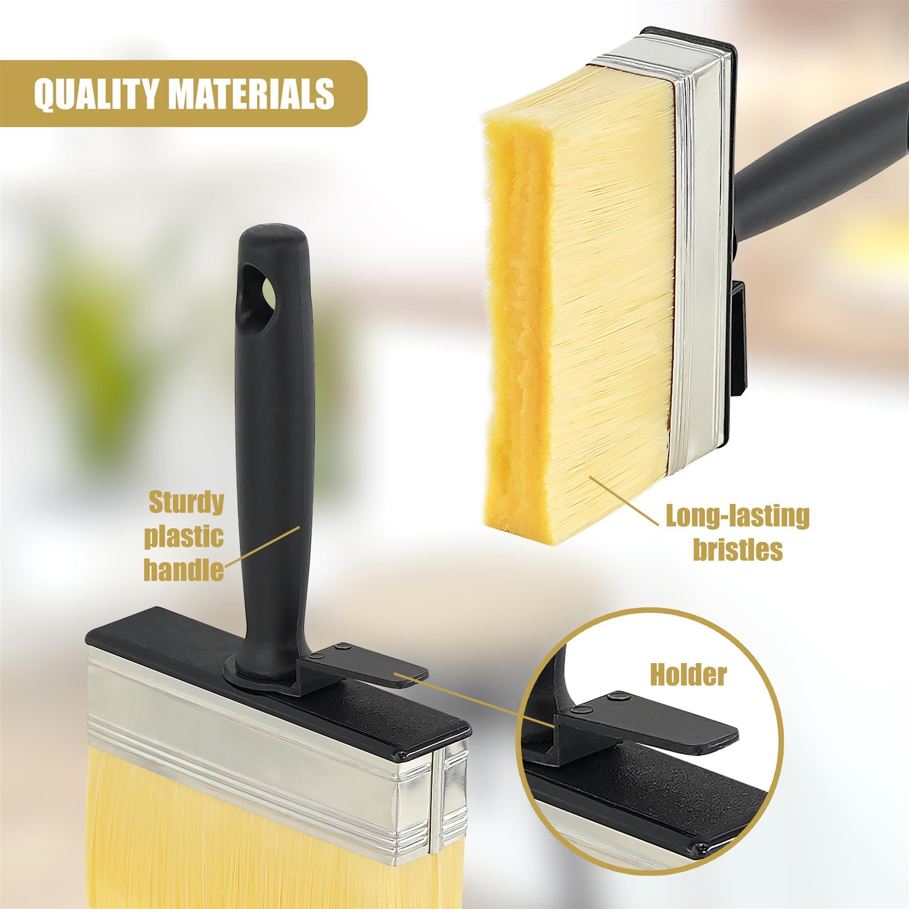 Shed & Fence Paint Brush With a Clip by GEEZY - The Magic Toy Shop