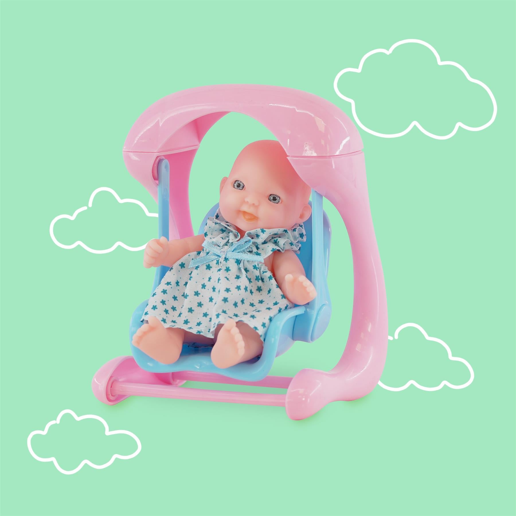 Set of 8 Baby Dolls with Costumes and Accessories by BiBi Doll - The Magic Toy Shop