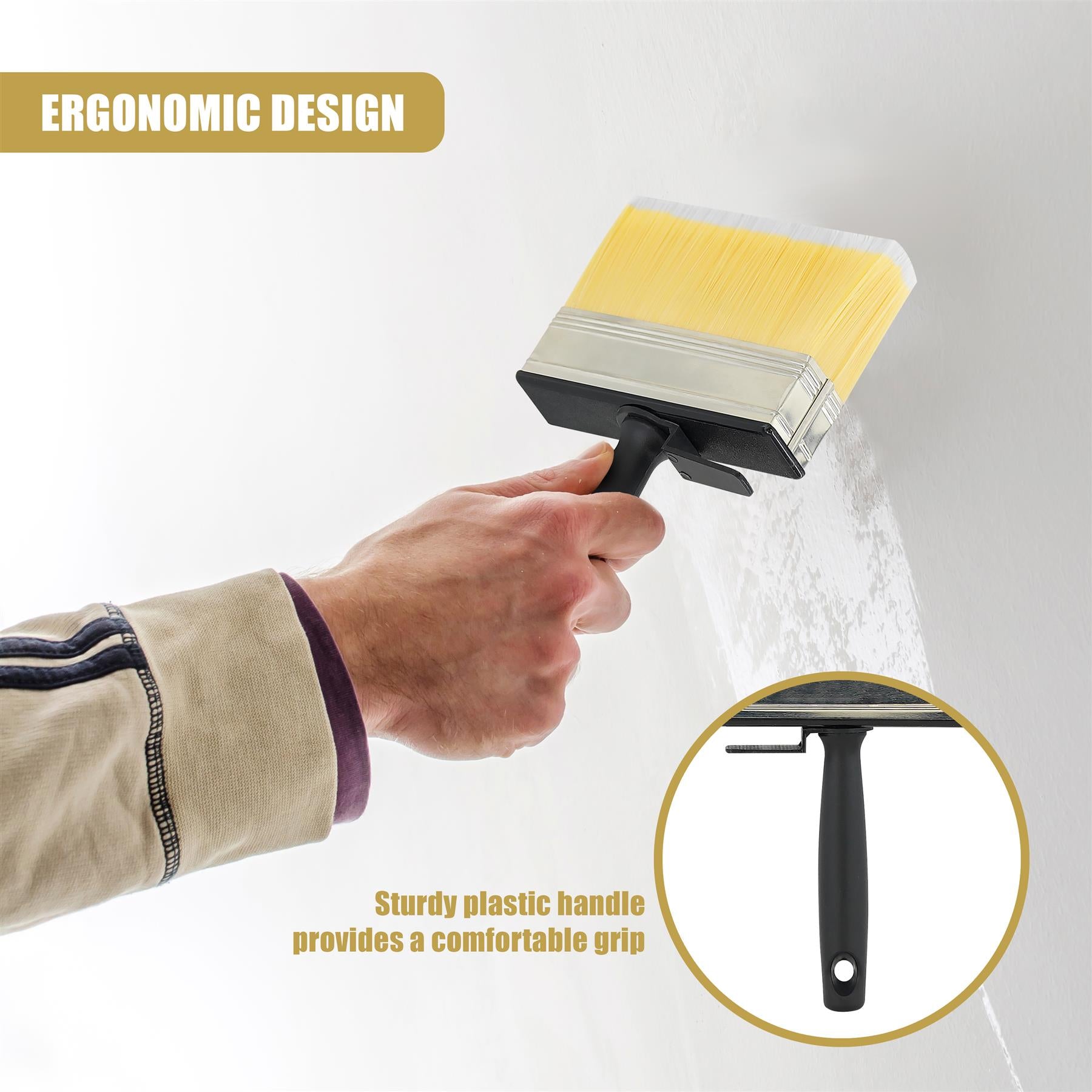 Shed & Fence Paint Brush With a Clip by GEEZY - The Magic Toy Shop