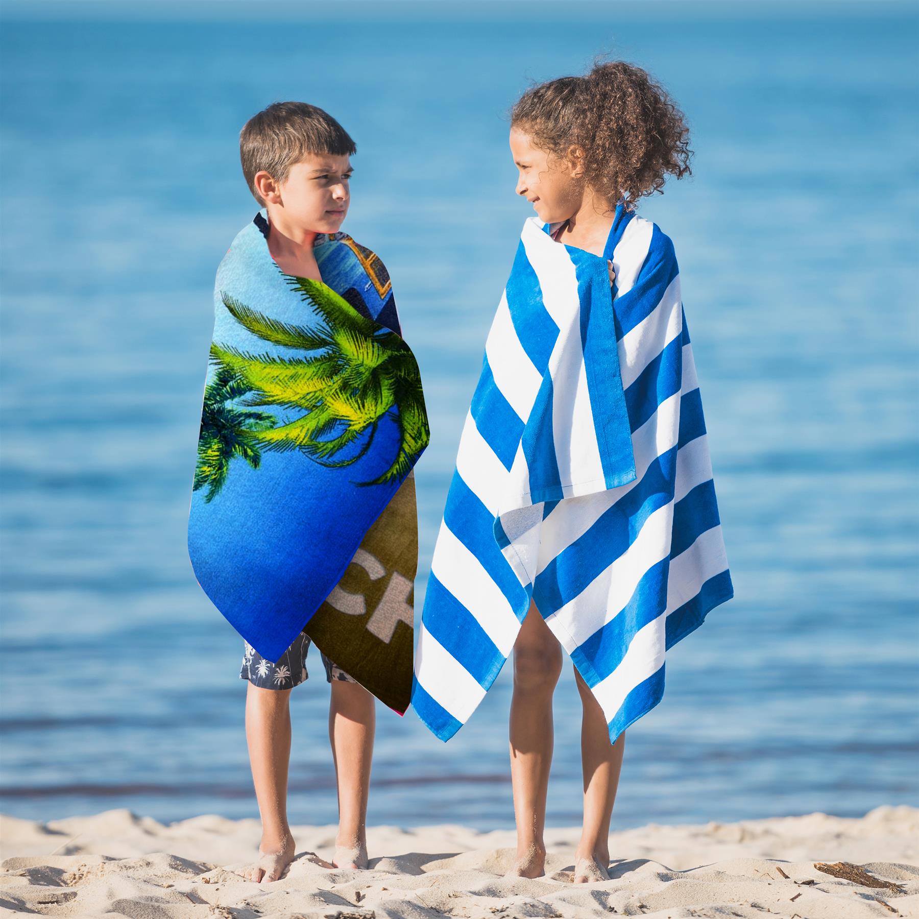 Enjoy The Beach Design Large Towel by Geezy - The Magic Toy Shop