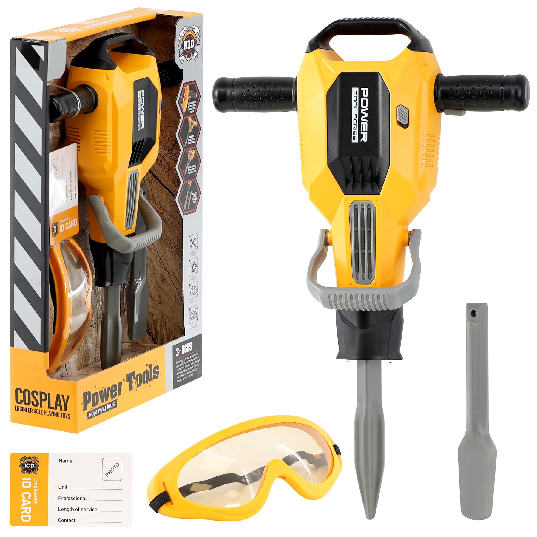 Kids Pretend Jackhammer Toy by The Magic Toy Shop - The Magic Toy Shop