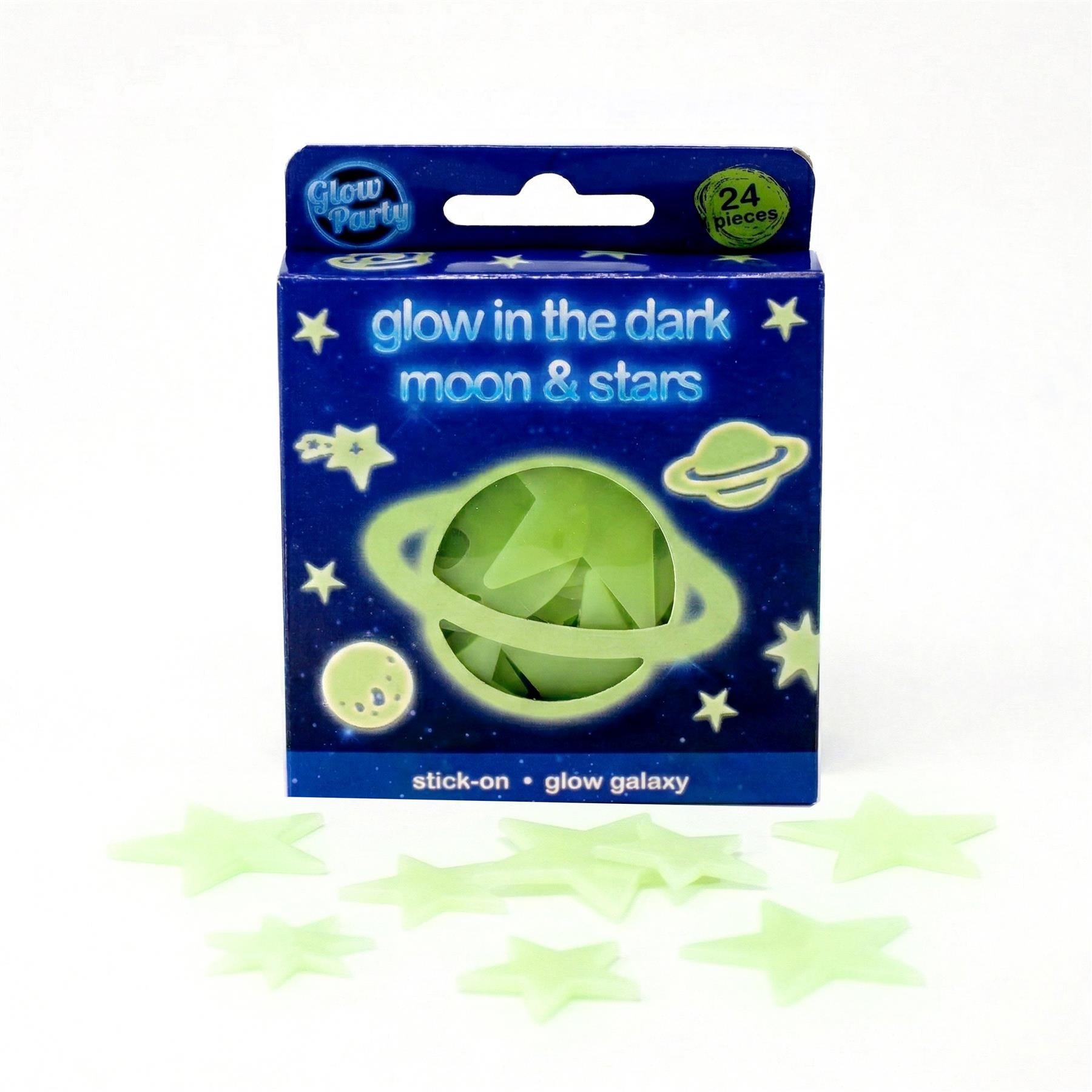 Glow in the Dark Moon and Stars