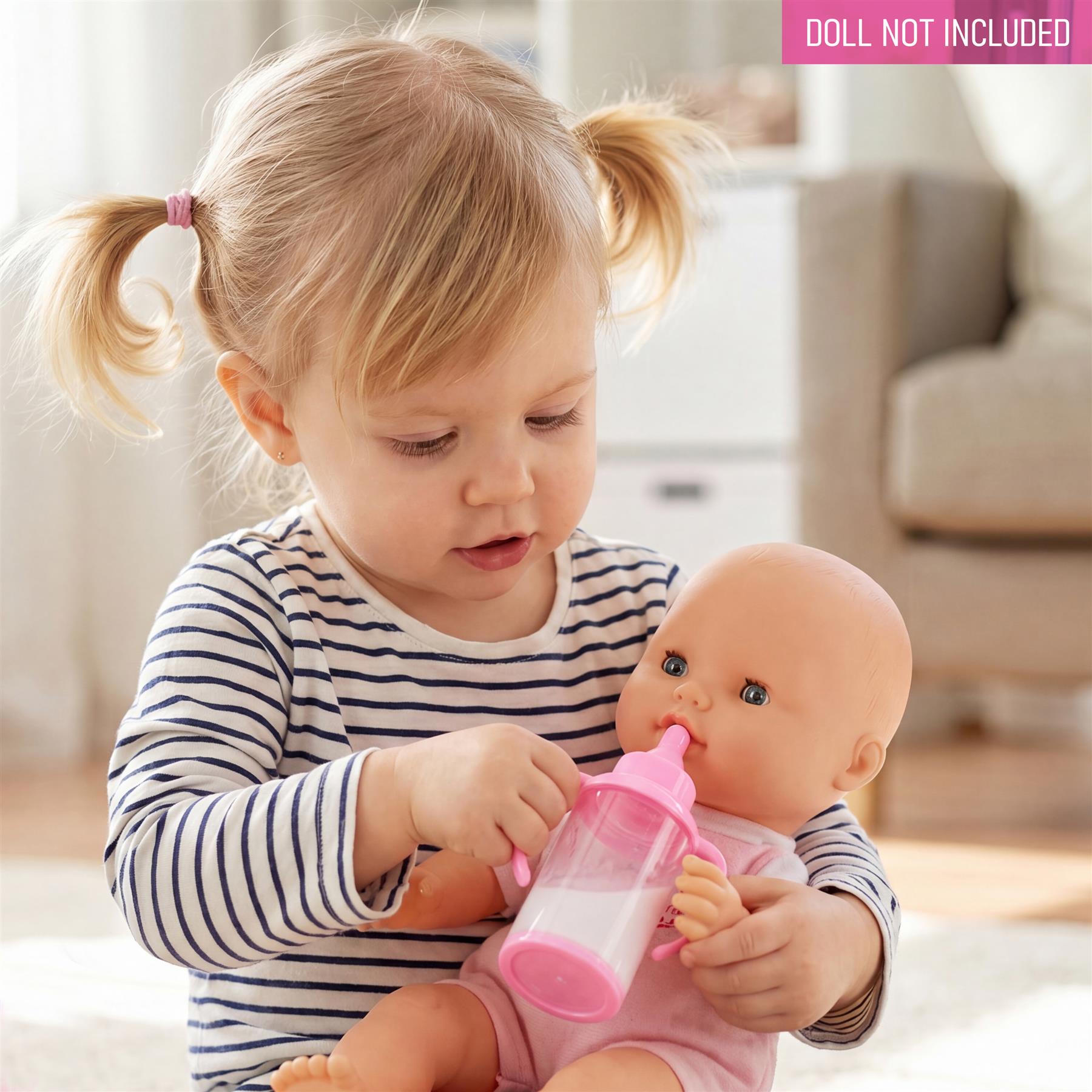 BiBi Doll Milk Bottle Set for Baby Dolls