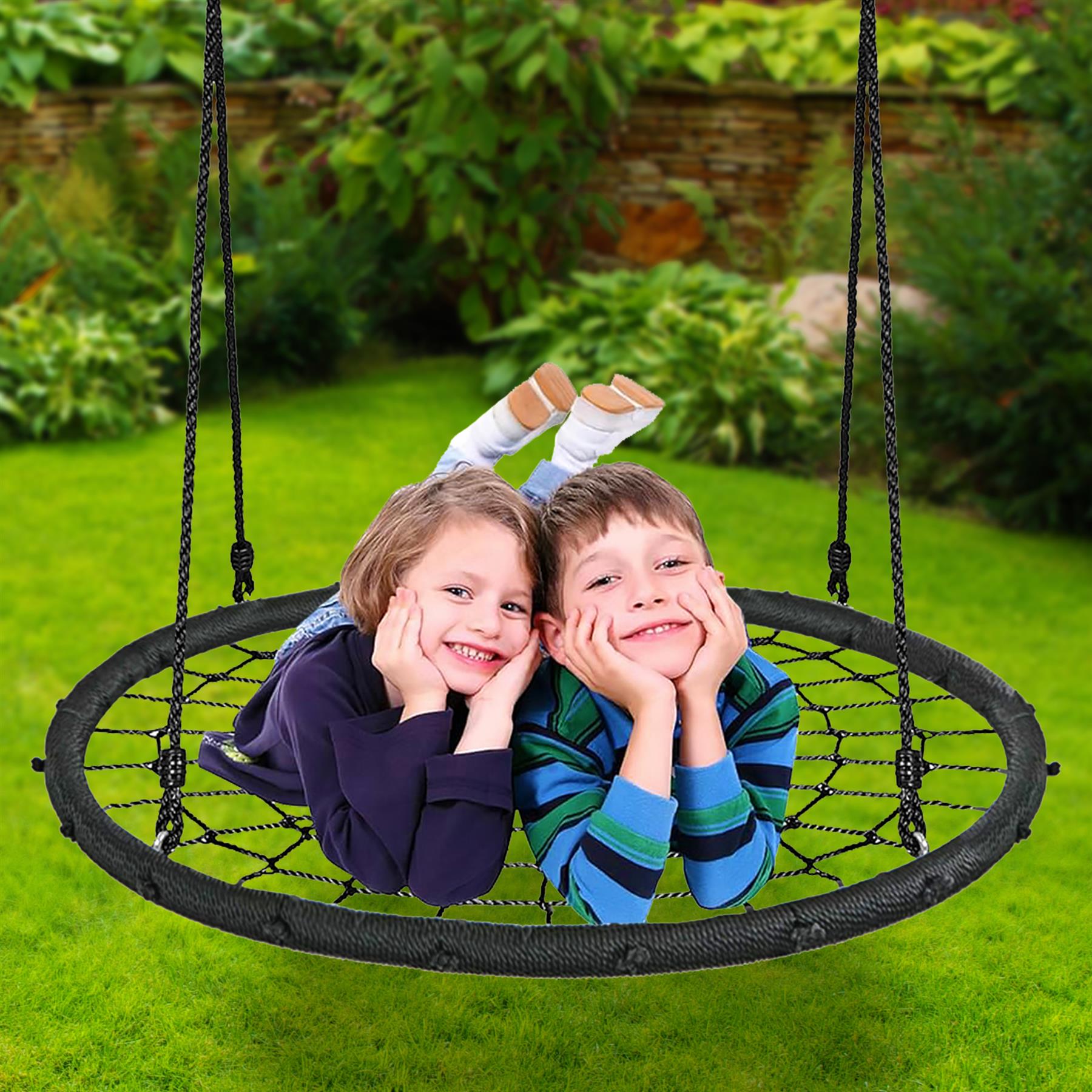 Giant Kids Outdoor Nest Disc Swing for 2 People by The Magic Toy Shop - The Magic Toy Shop