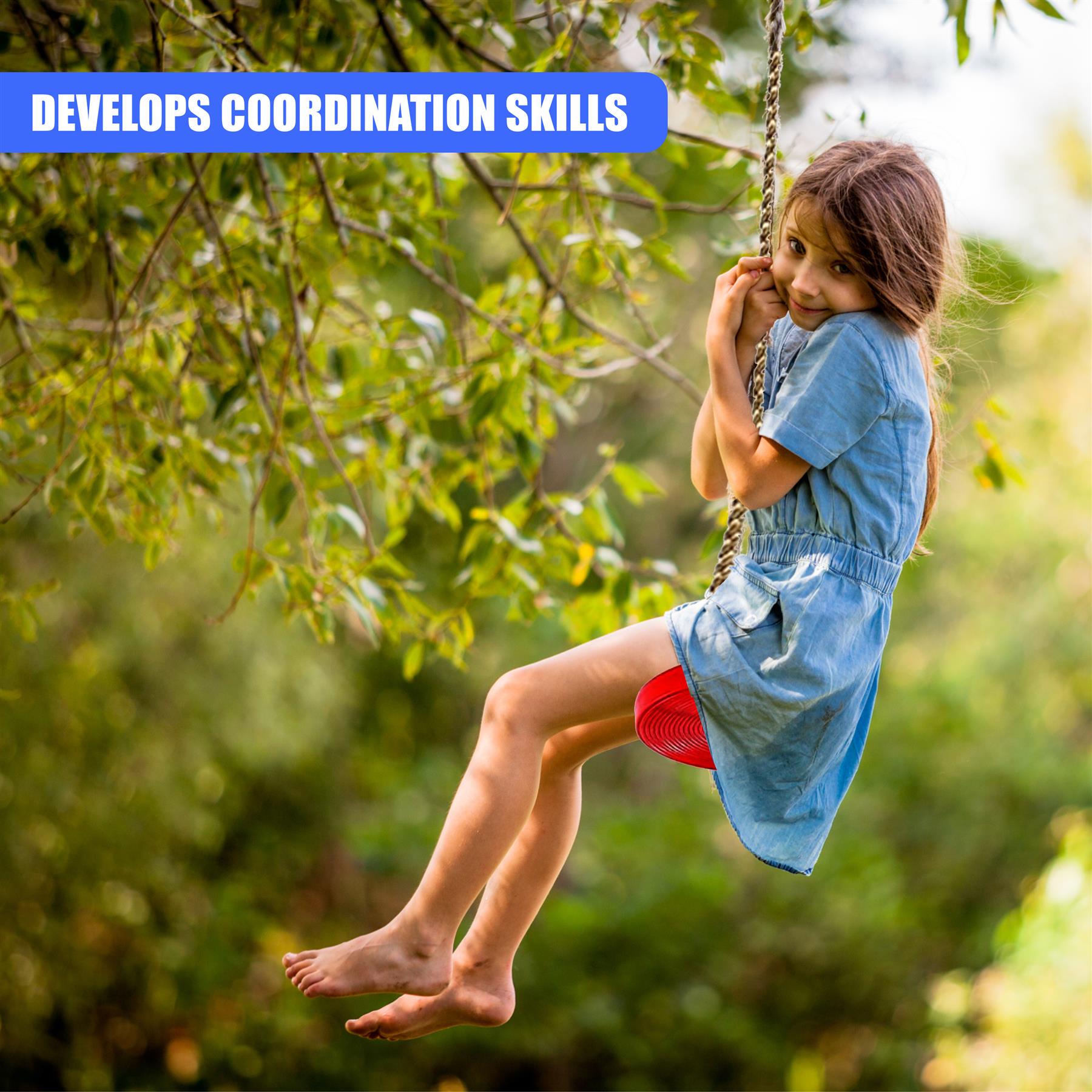 Trapeze Swing & Plate Seat by The Magic Toy Shop - The Magic Toy Shop