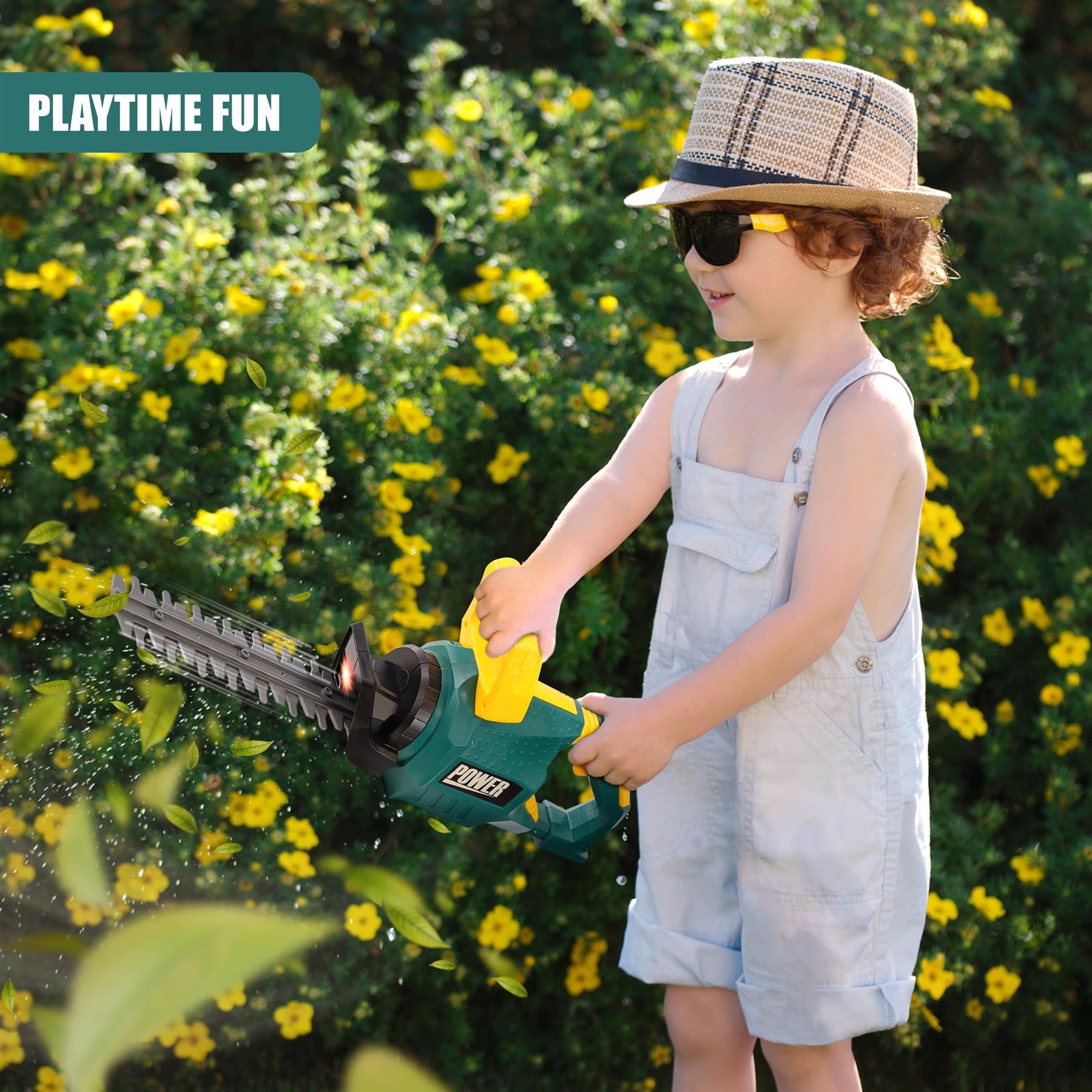 Kids Garden Hedge Trimmer Toy with Safety Goggles by The Magic Toy Shop - The Magic Toy Shop