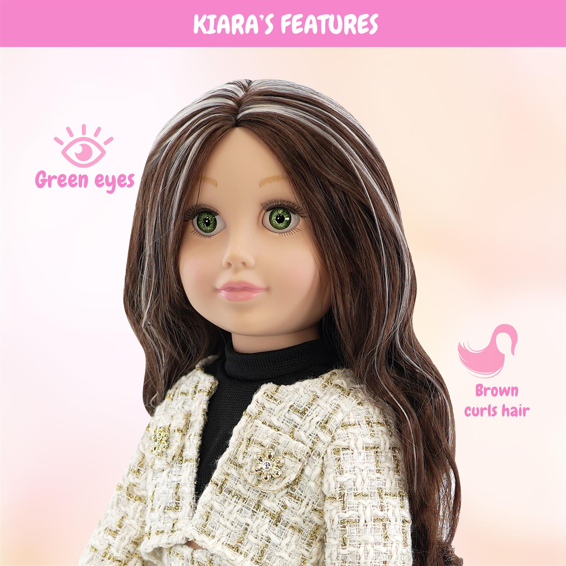 BiBi Doll Fashion "Kiara" (45 cm / 18") by BiBi Doll - The Magic Toy Shop