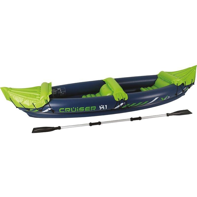 GEEZY 2 Man Person Inflatable Canoe Kayak Dinghy Boat with Double Paddle by GEEZY - The Magic Toy Shop