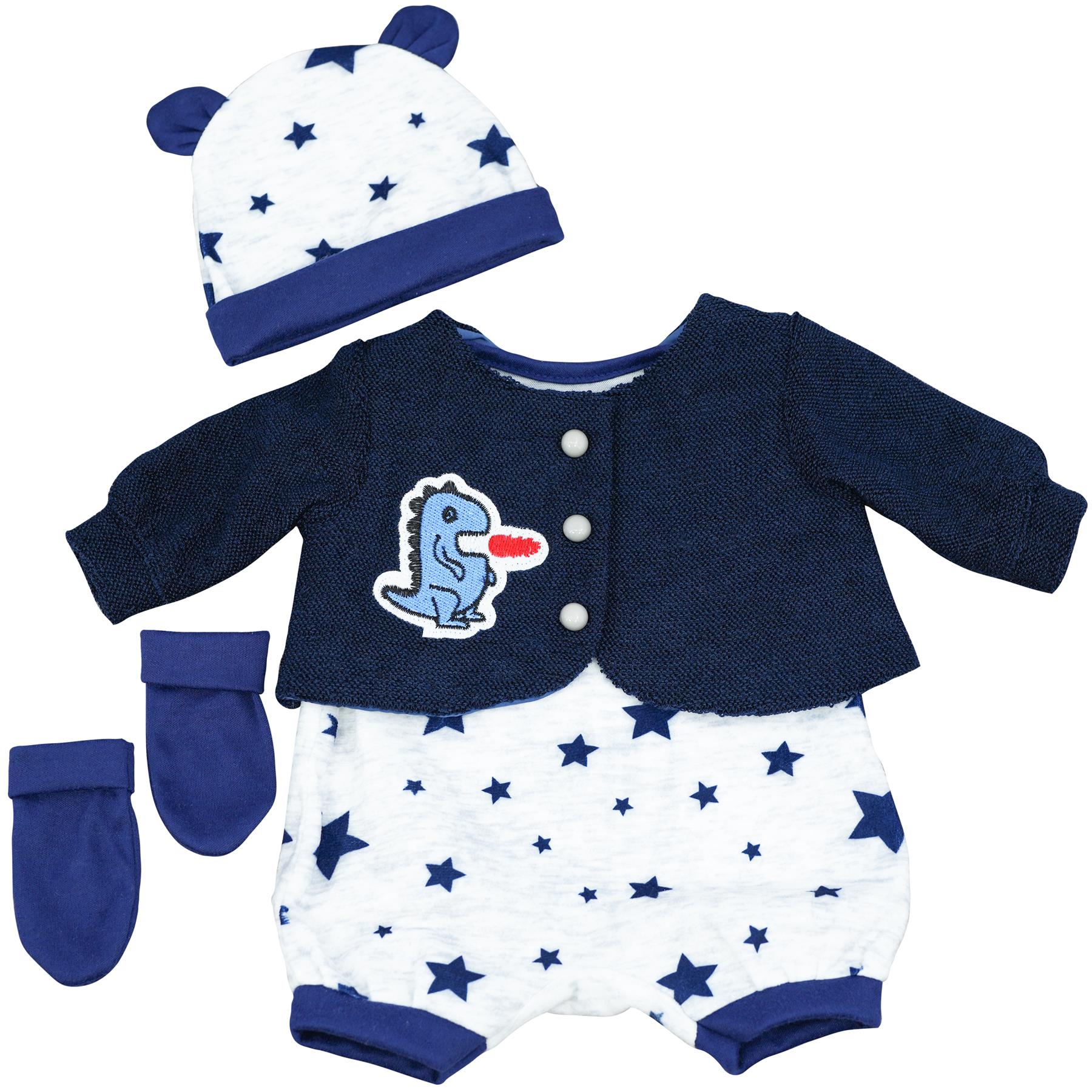 BiBi Outfits - Reborn Doll Clothes (Navy) (50 cm / 20") by BiBi Doll - The Magic Toy Shop