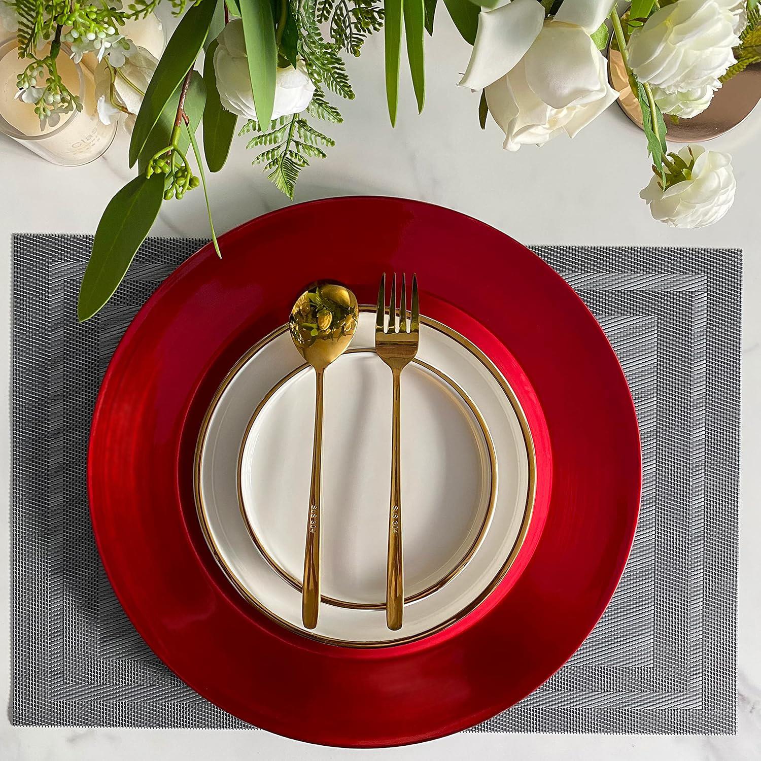 Metallic Charger Plates Set of 4 by GEEZY - The Magic Toy Shop