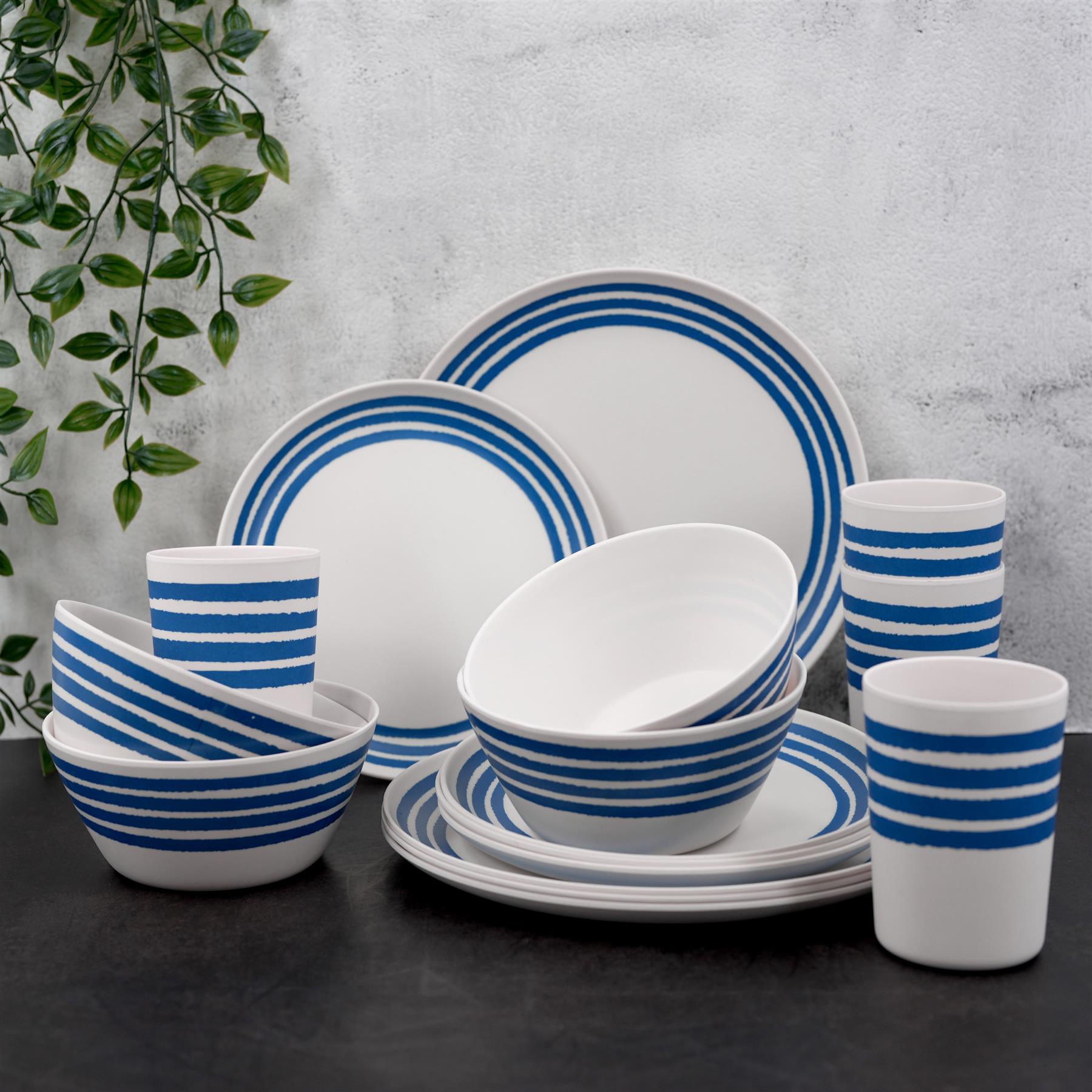 Melamine Camping Dinner Set For Four 16 Pieces by Geezy - The Magic Toy Shop