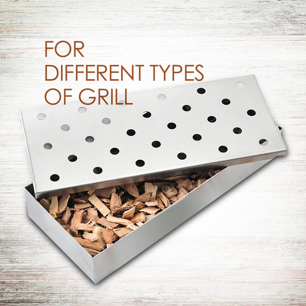 BBQ Smoker Box for Wooden Chips by GEEZY - The Magic Toy Shop