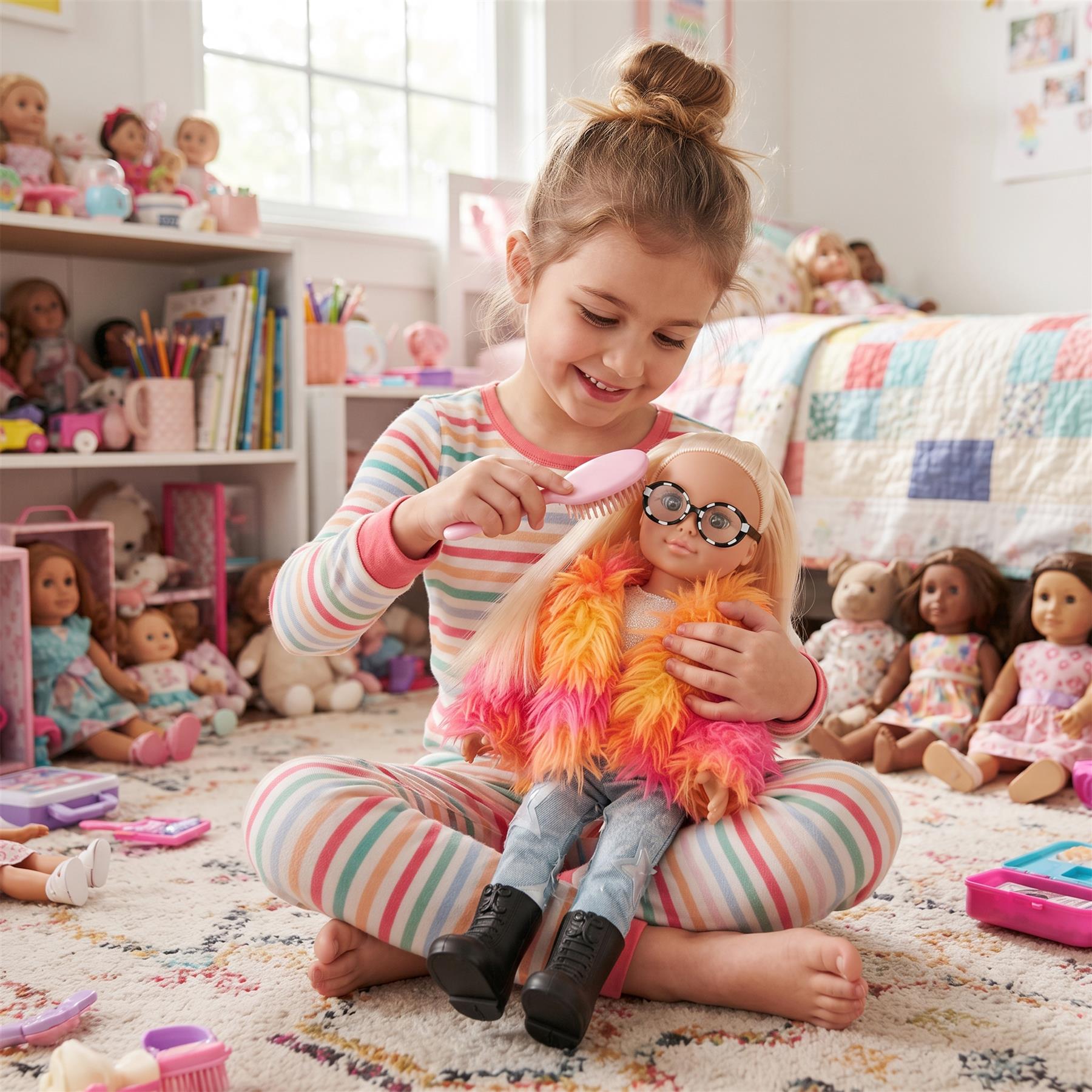 BiBi Fashion Doll with Glasses